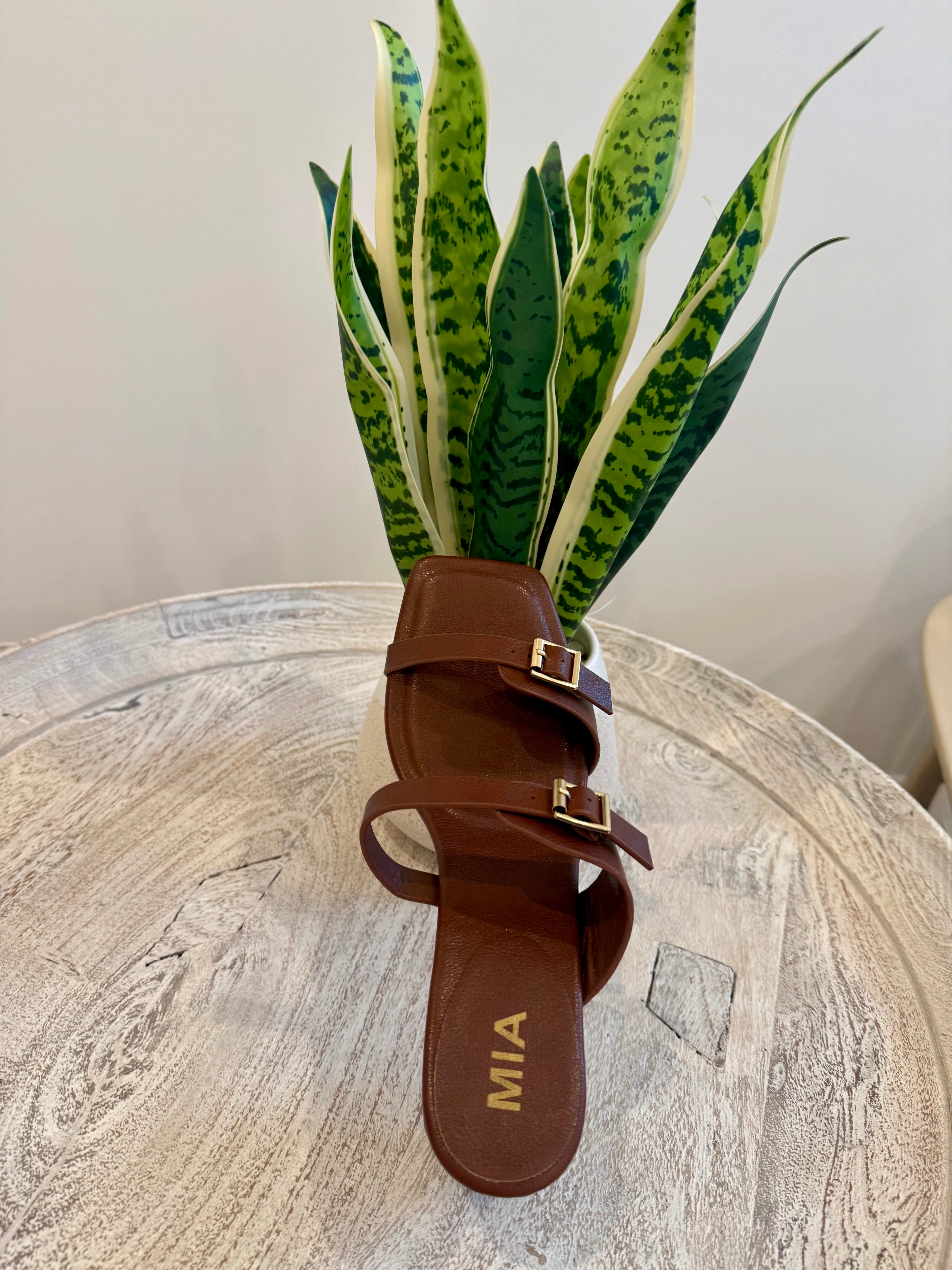 Rene  – Brown | by MIA Shoes / Array (Ships 2-3 weeks) - BFF Here