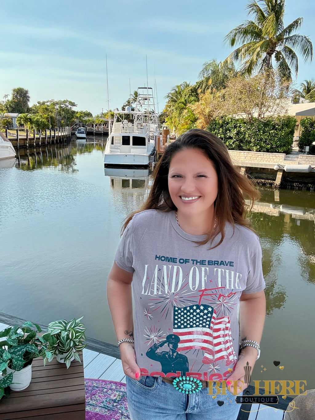 Vintage Old Glory Tee - BFF Here