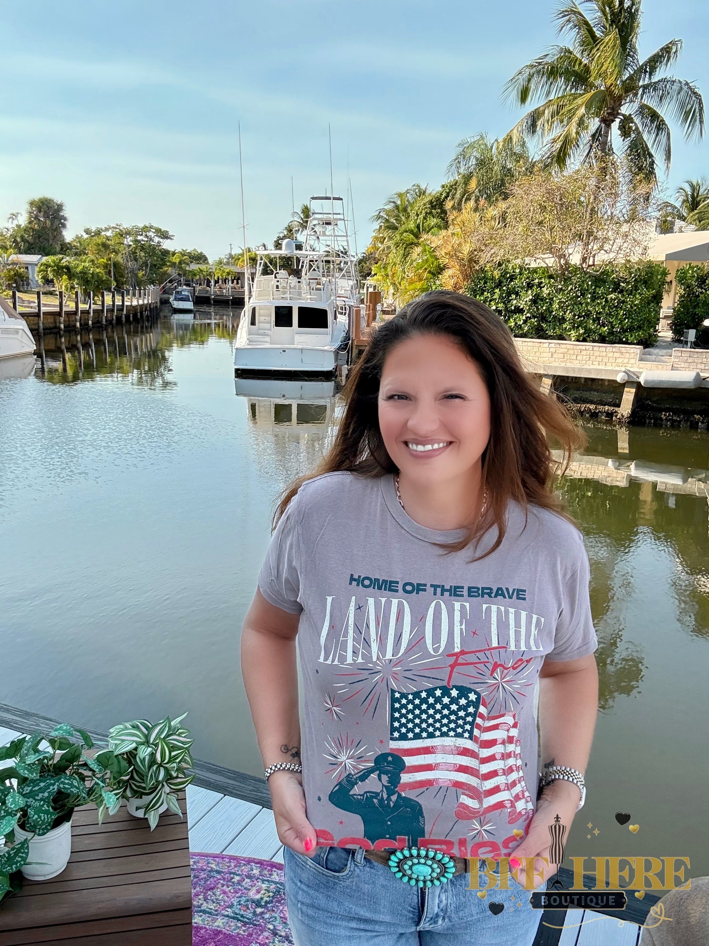 Vintage Old Glory Tee - BFF Here