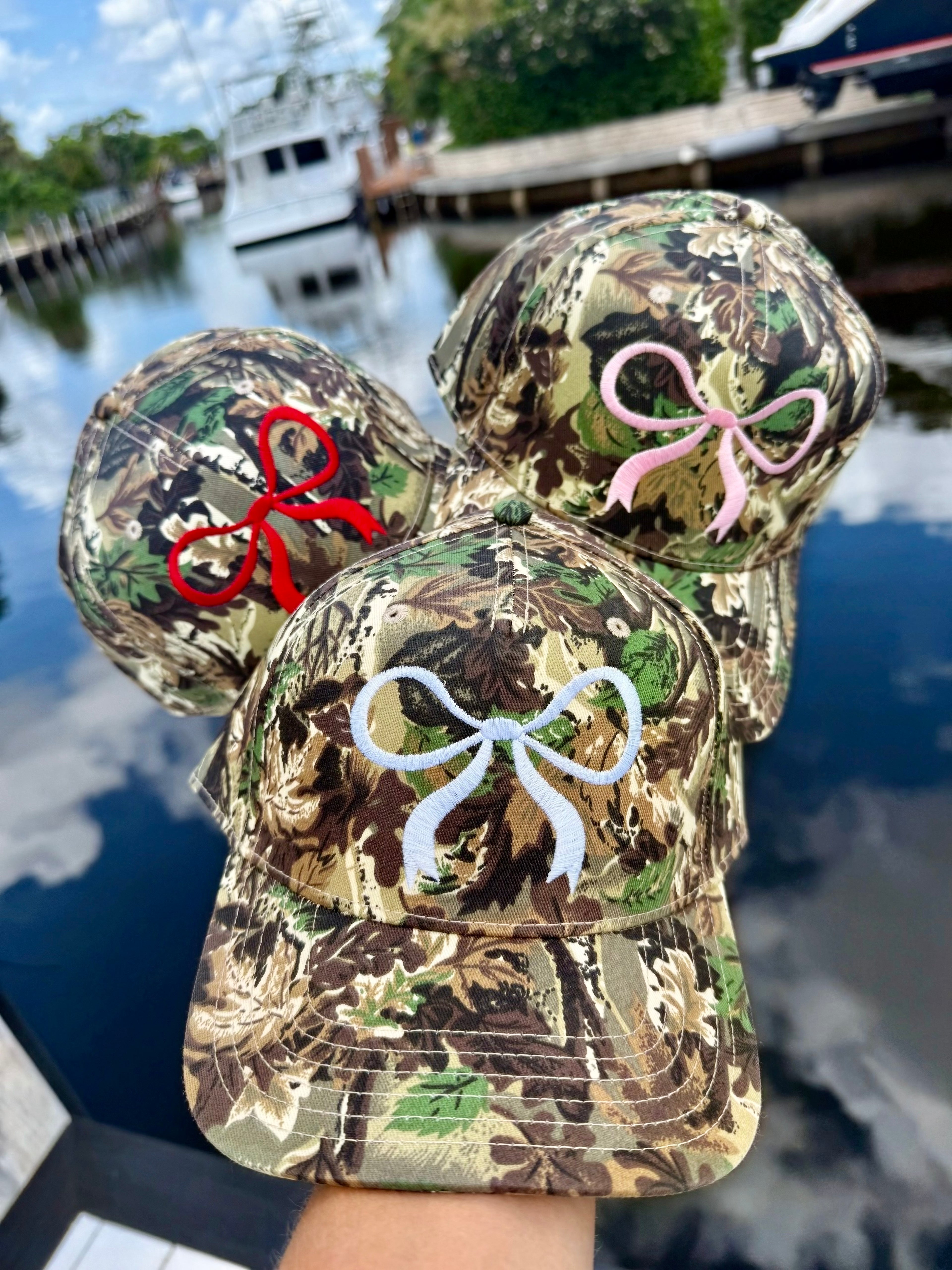 Camo Ribbon Cap - BFF Here