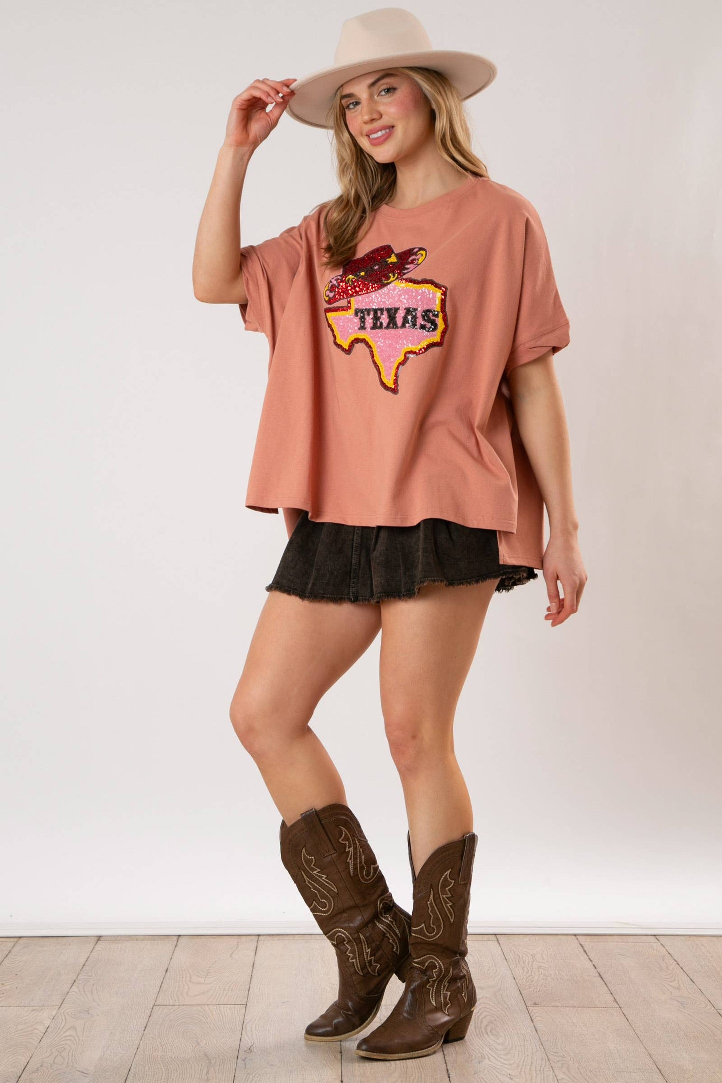 Glittering Texas Spirit Tee - BFF Here