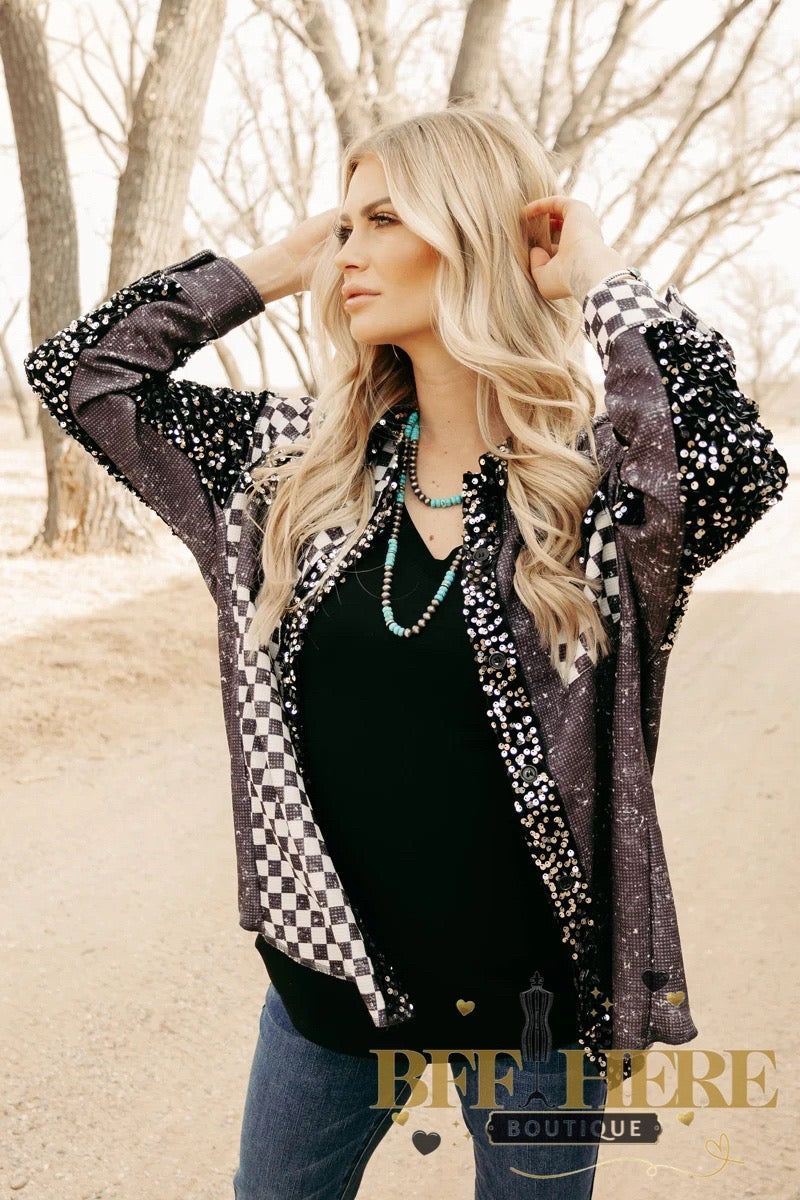 Bad and Boujee Shacket by Sterling Kreek - BFF Here