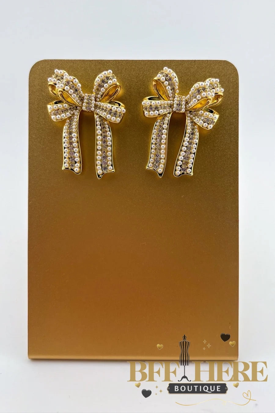 Total Crush Bow Earrings by Jess Lea - BFF Here
