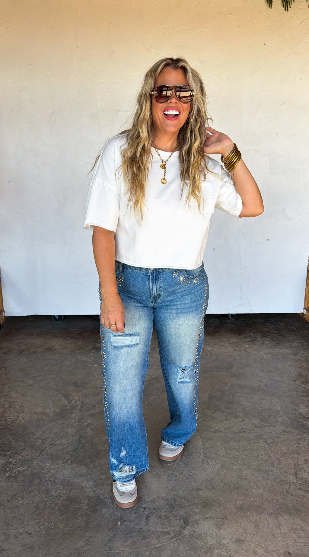 PREORDER: The Jagger Studded Jeans by Blakeley (ETA: January) - BFF Here