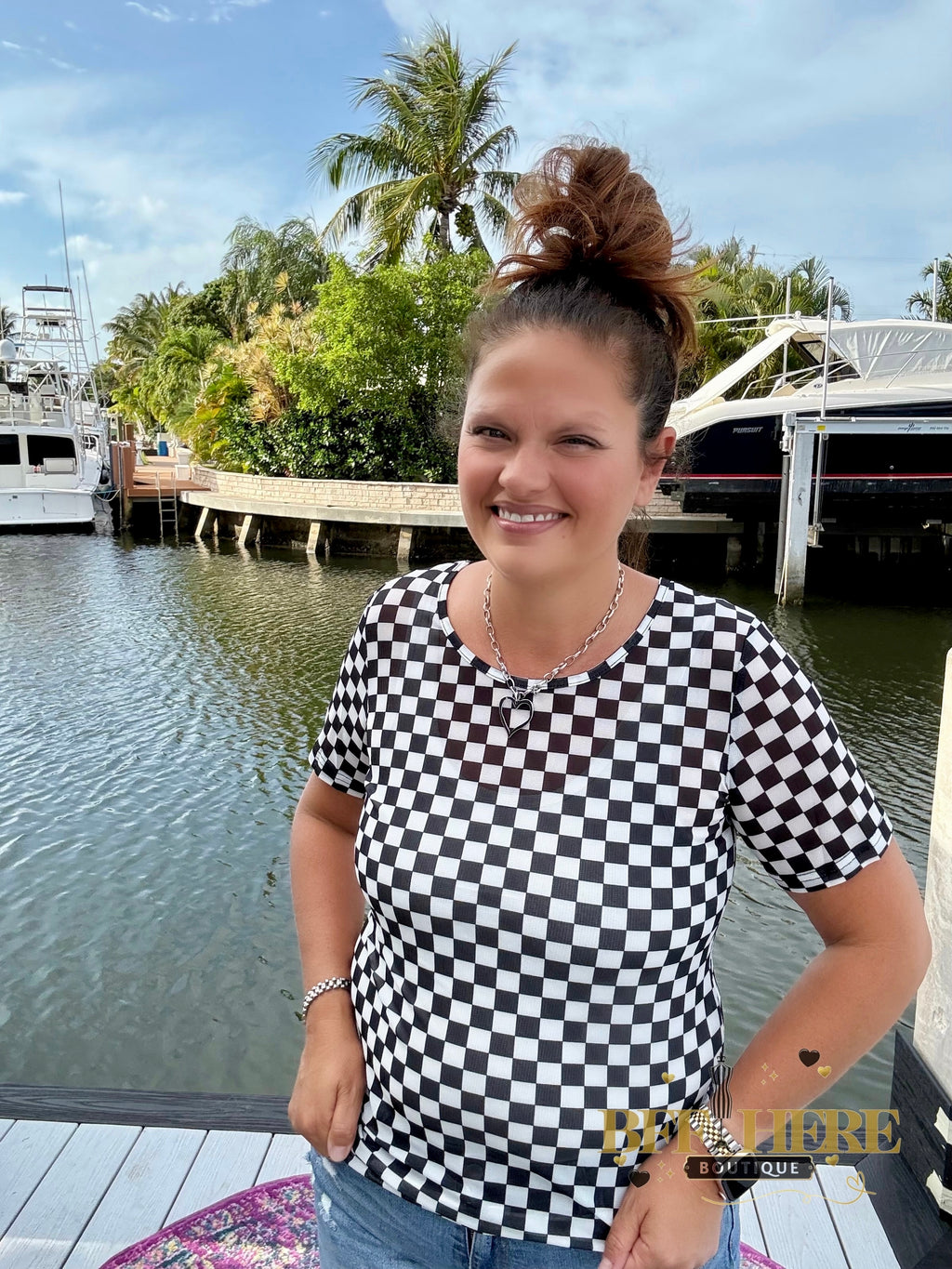 If You Ain’t First, You’re Last Mesh Top by Sterling Kreek - BFF Here