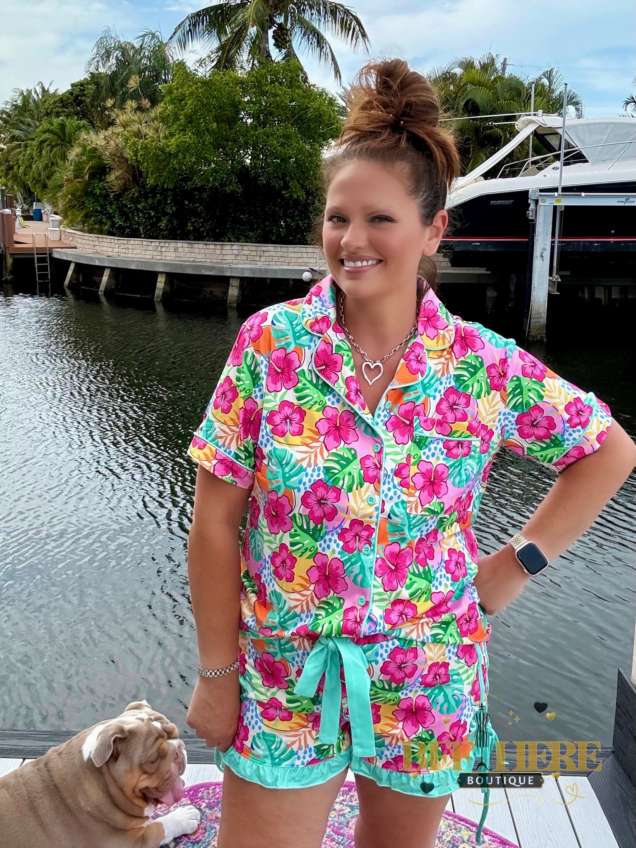 Time To Tango Tie Pajama Set by Jess Lea - BFF Here