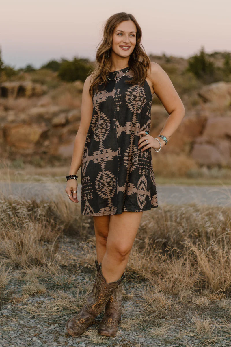 Aztec After Dark Dress by Sterling Kreek - BFF Here
