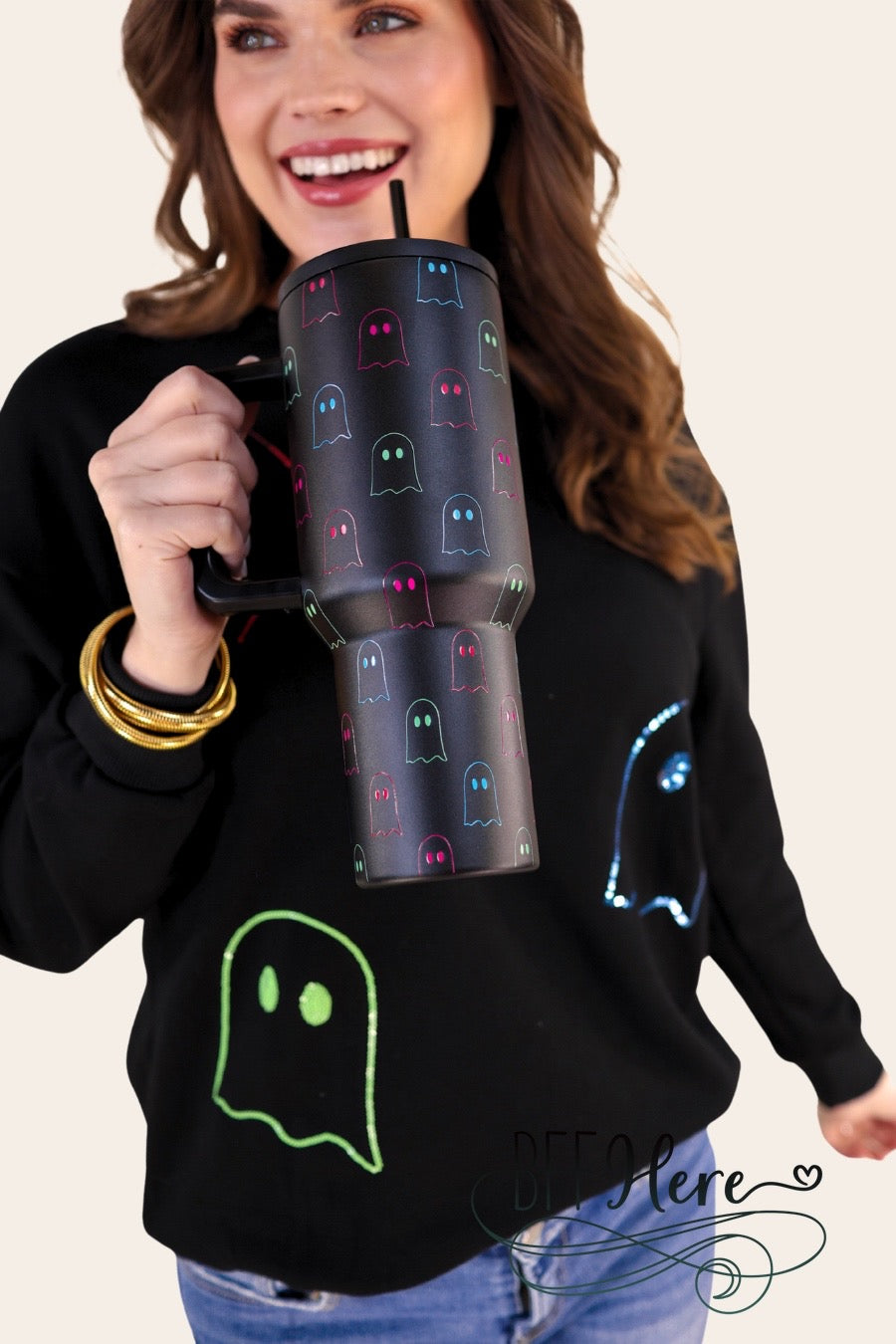 Ghost Time Tumbler by Jess Lea - BFF Here