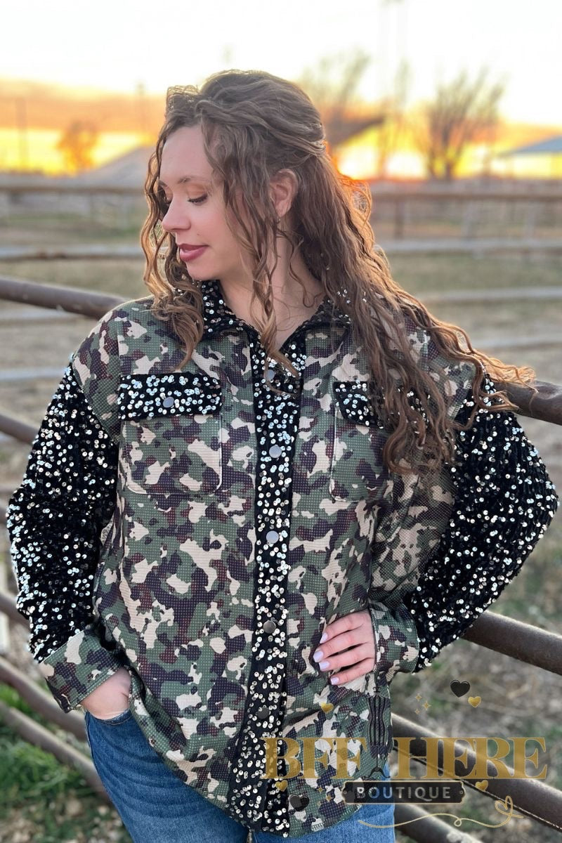 Bold and Classy Shacket by Sterling Kreek - BFF Here