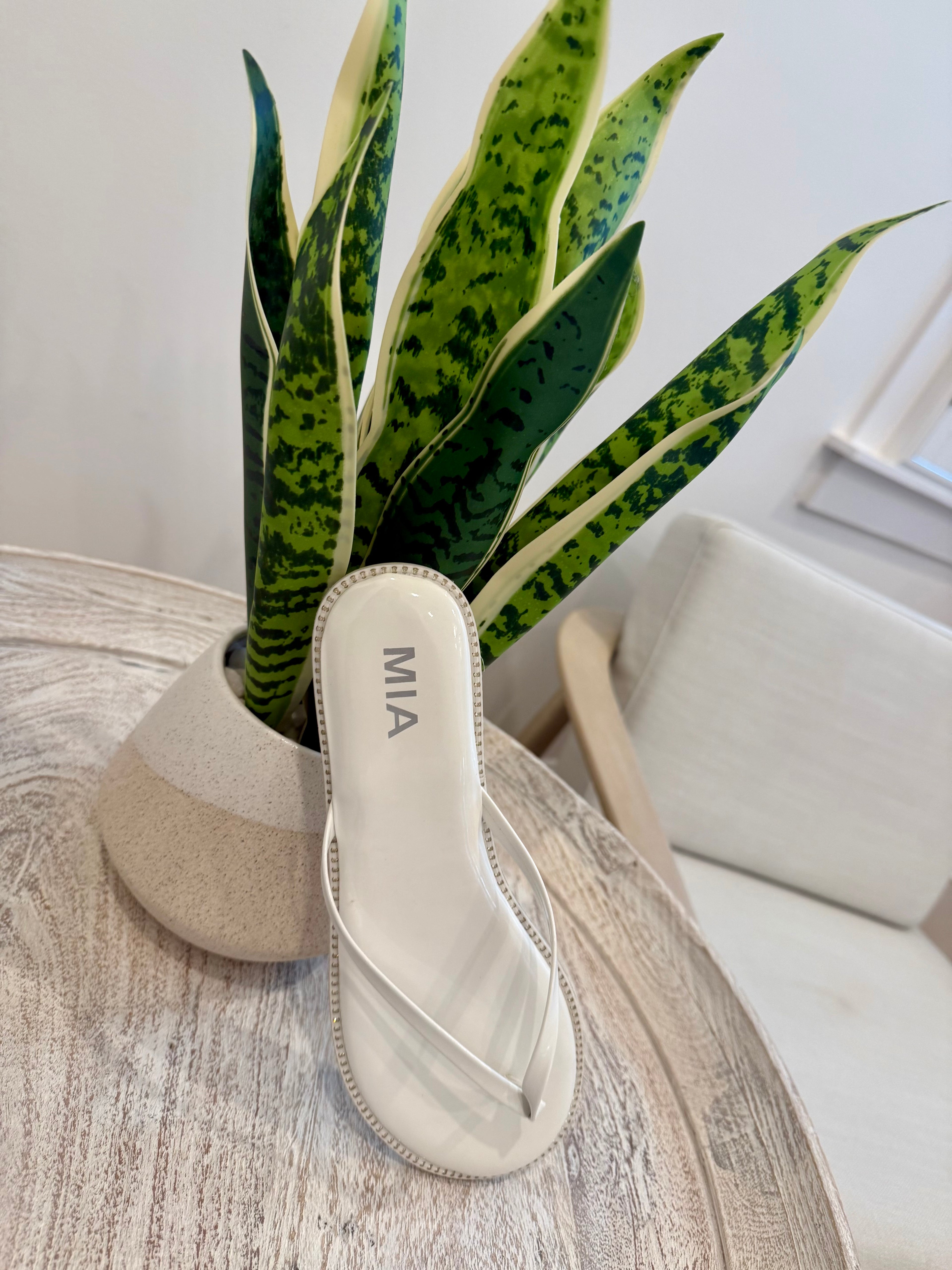 Aster – White Patent | by MIA Shoes (Ships 2-3 weeks) - BFF Here