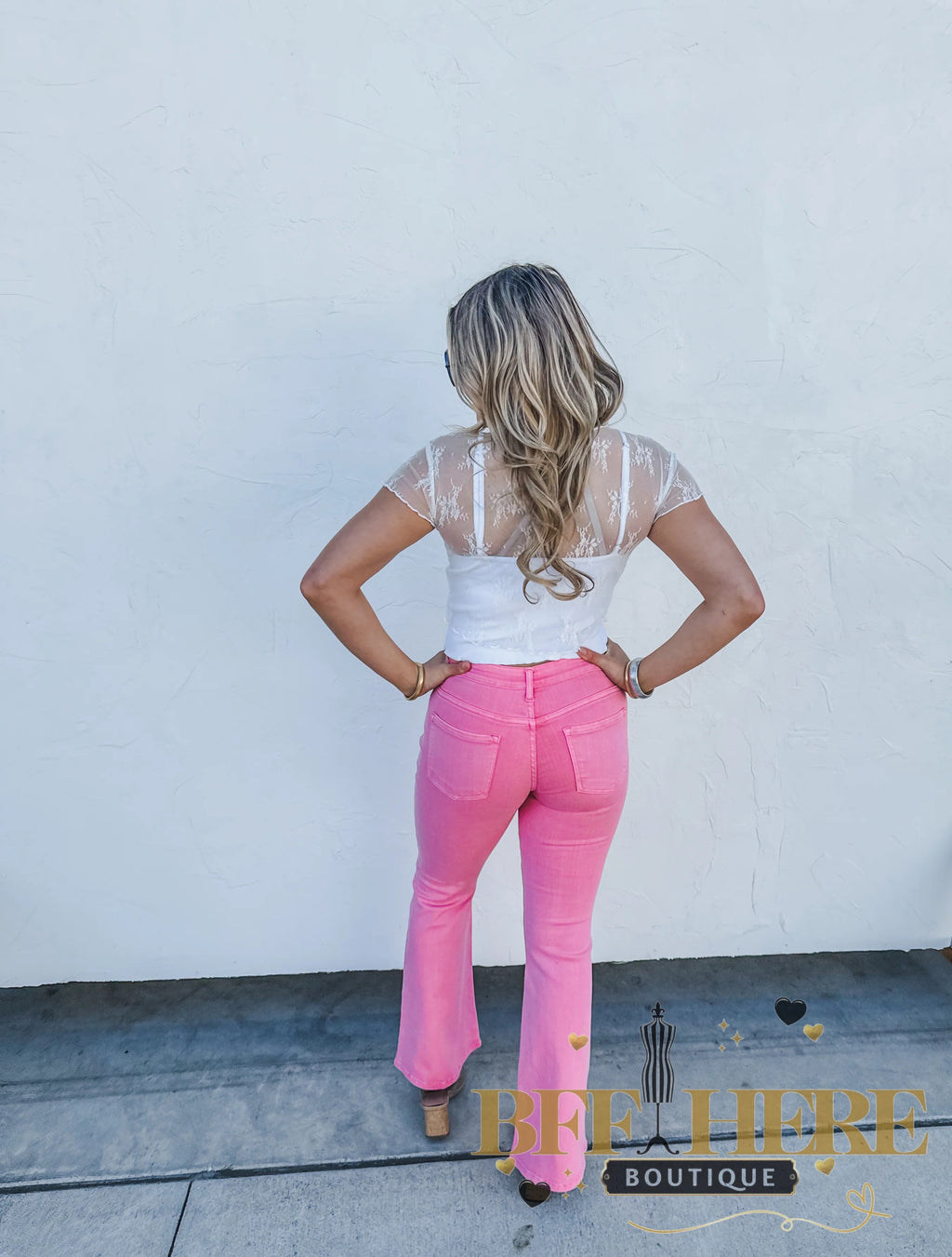 Alle Short Sleeve Lace Mesh Top by Blakeley / Choice of Color - BFF Here