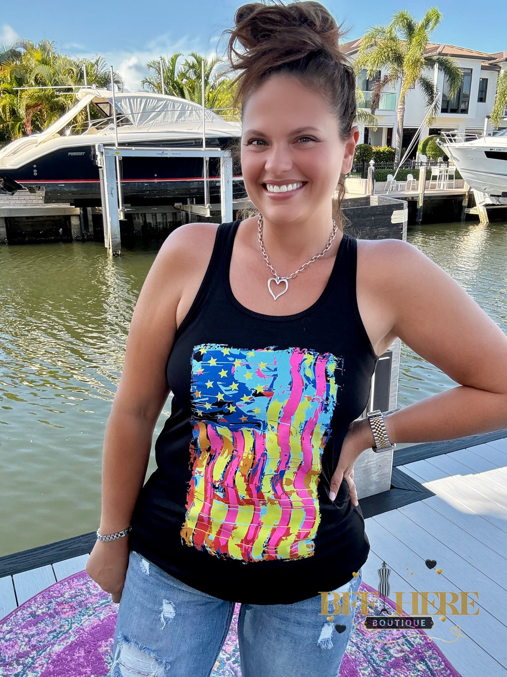 Party In The USA Tank by Sterling Kreek - BFF Here