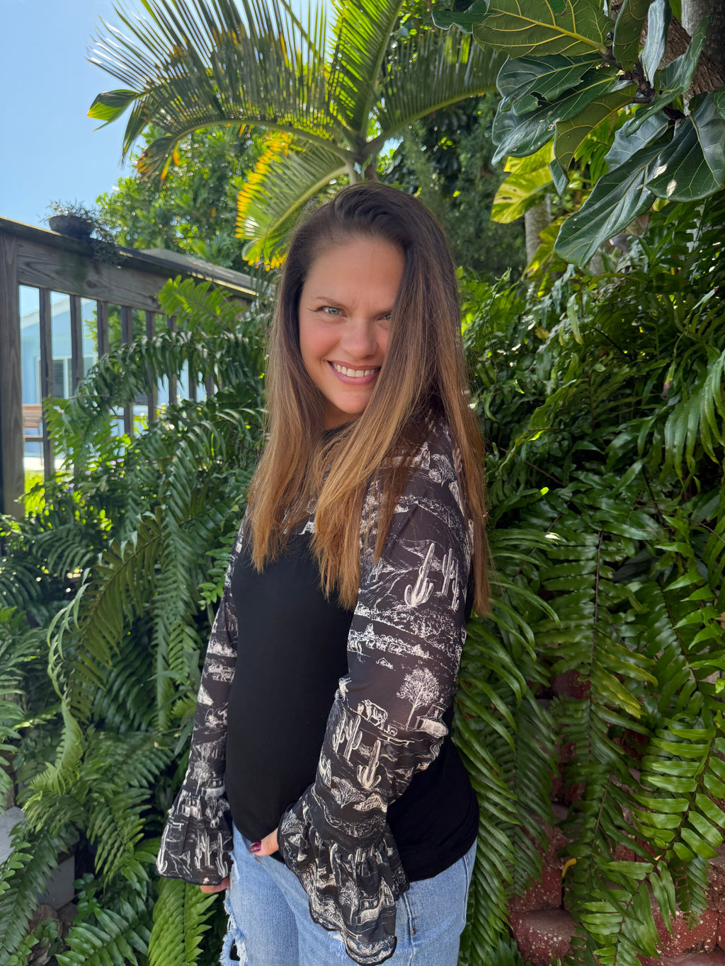 Homestead Toile Top by Sterling Kreek - BFF Here