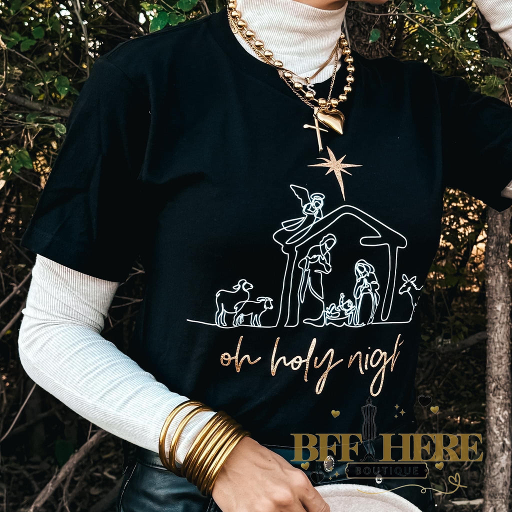 Oh Holy Night Tee - BFF Here