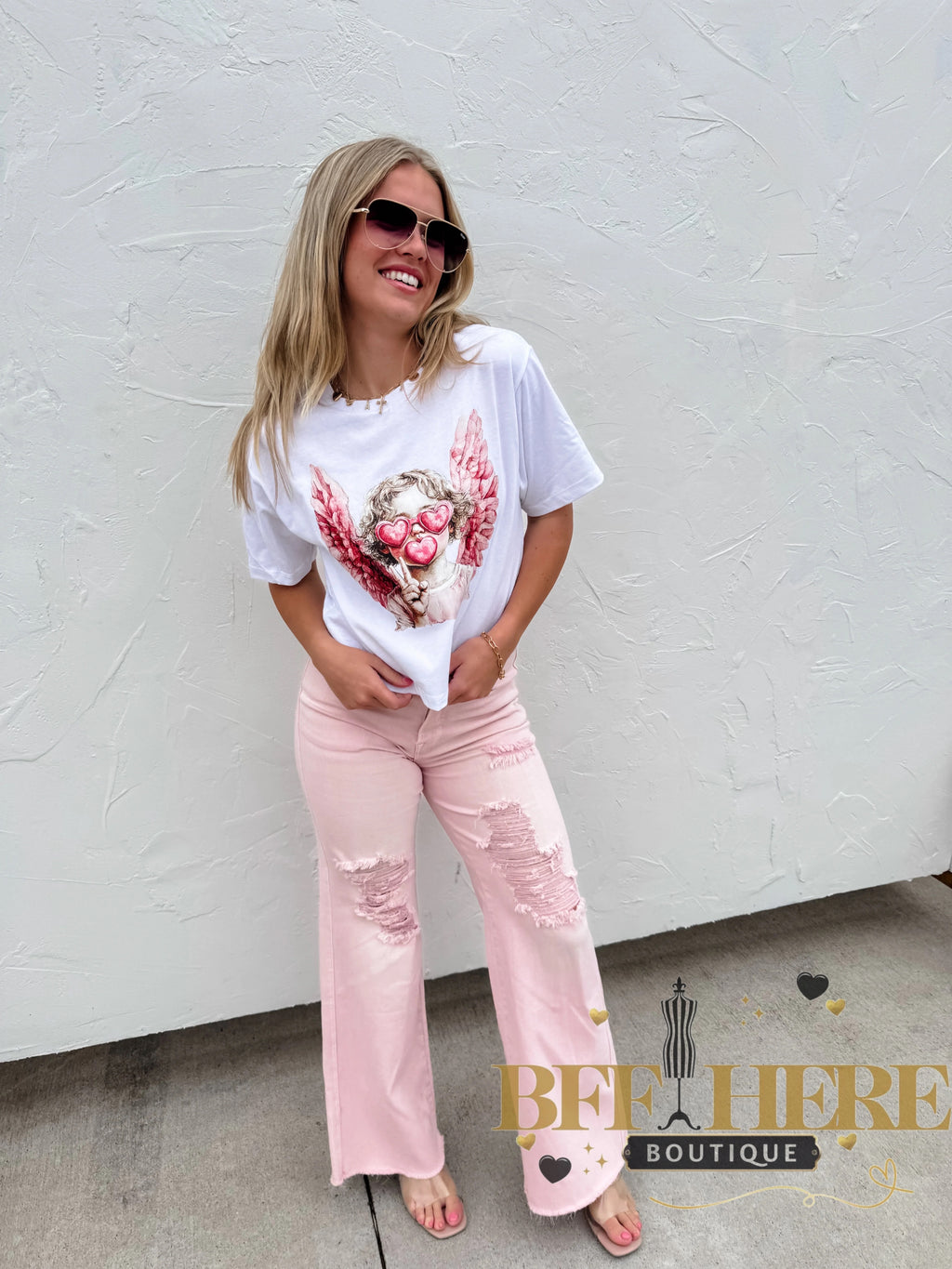 Cupid Vibes Tee by Blakeley - BFF Here