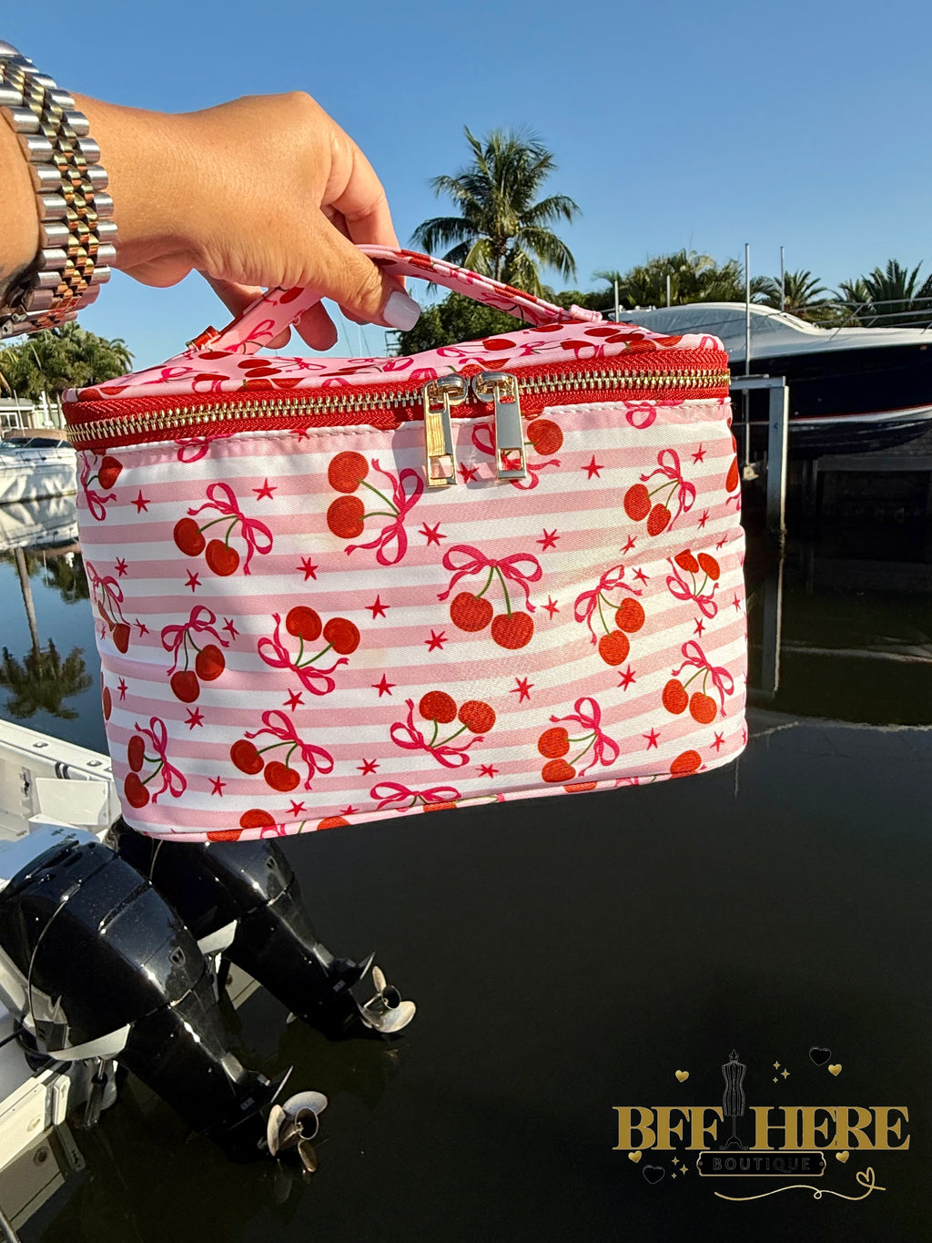 Cherry Bomb Travel Bag by Jess Lea - BFF Here