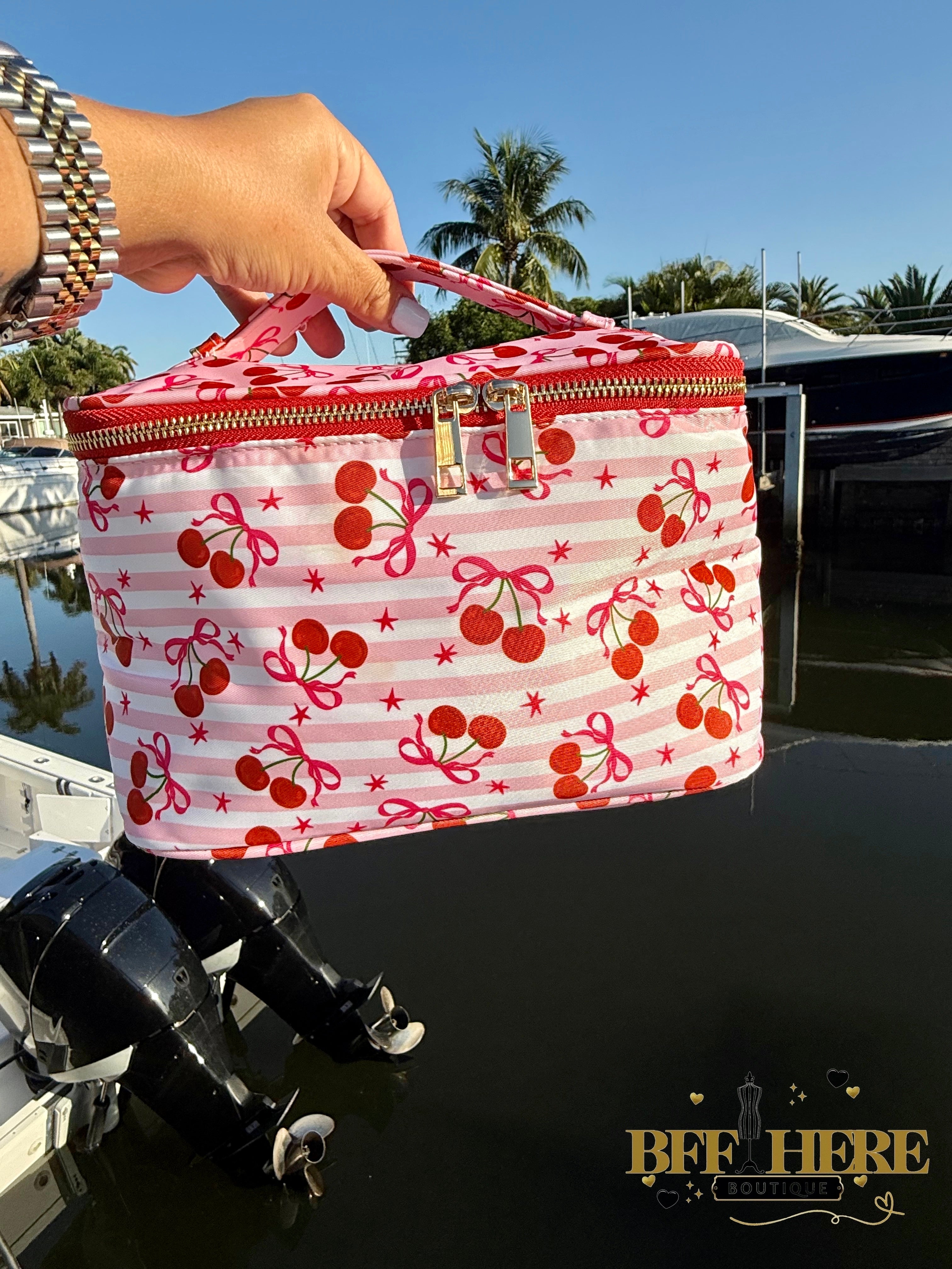 Cherry Bomb Travel Bag by Jess Lea - BFF Here