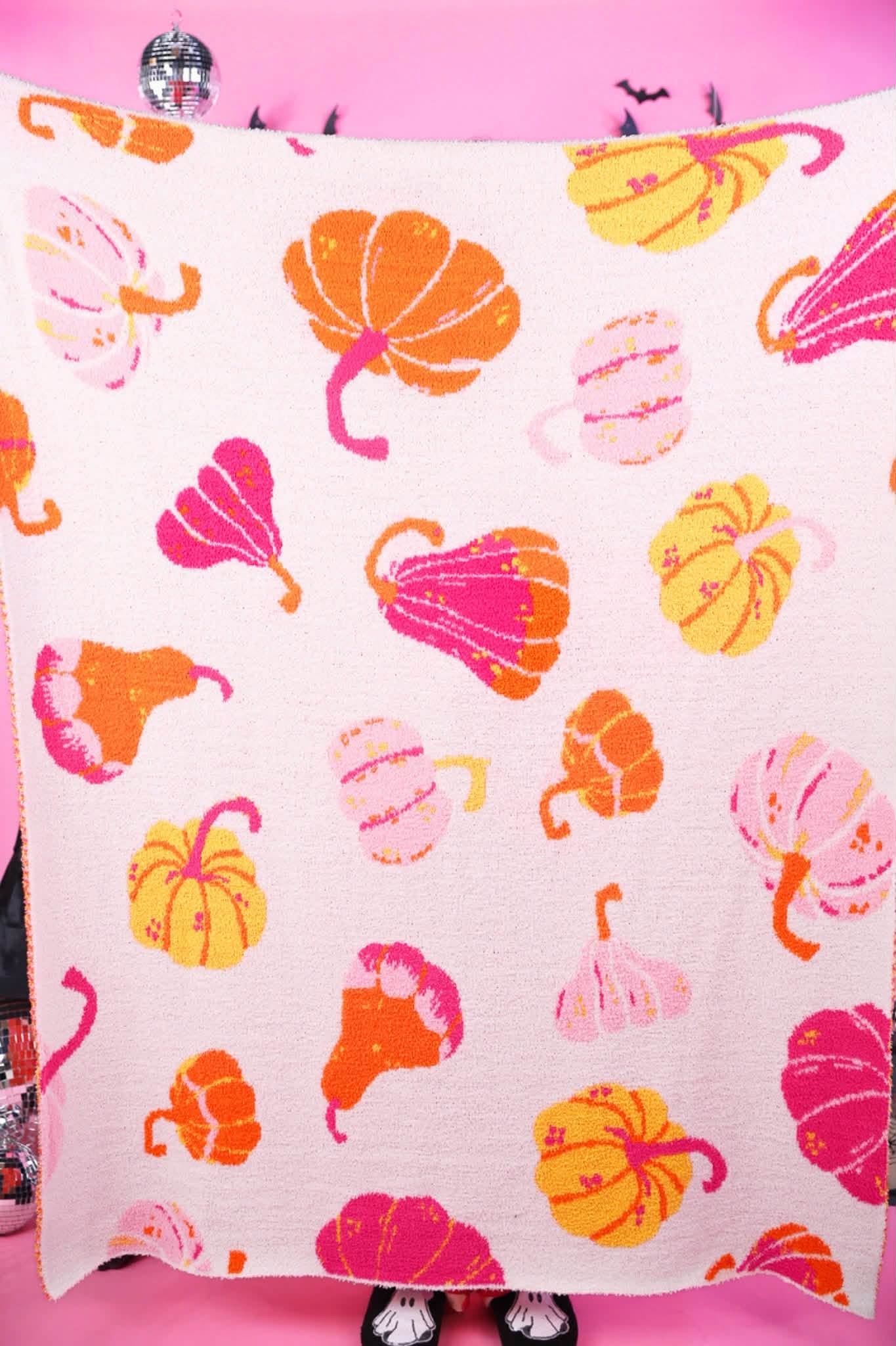 PREORDER: Blushing Pumpkins Blanket by Jess Lea (ARRAY) / ETA: August