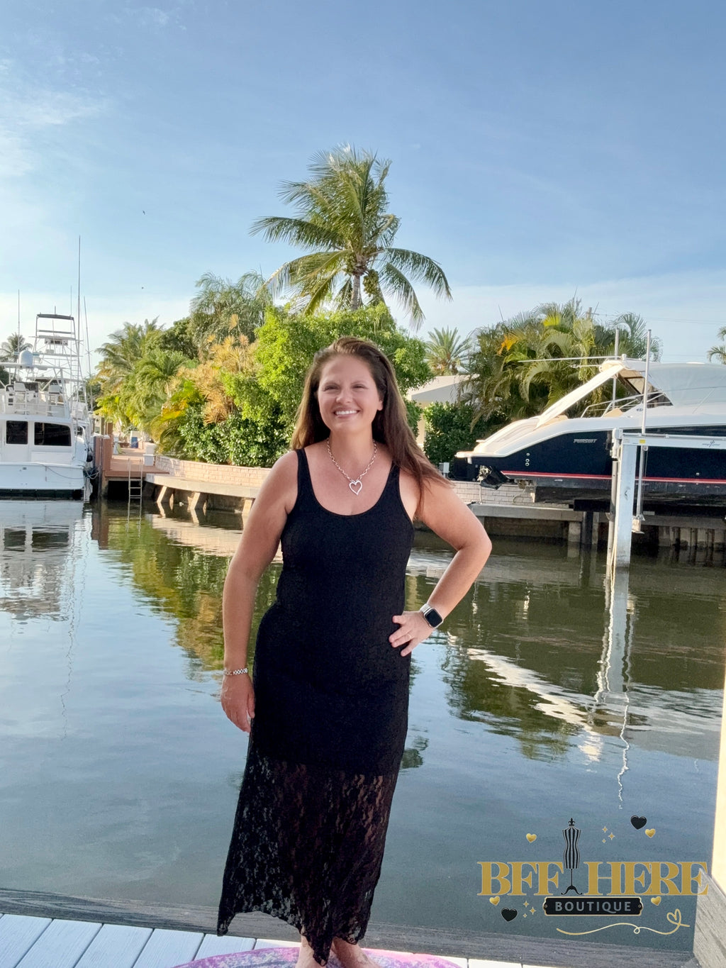 Leely Lace Dress by Blakeley / Choice of Color - BFF Here