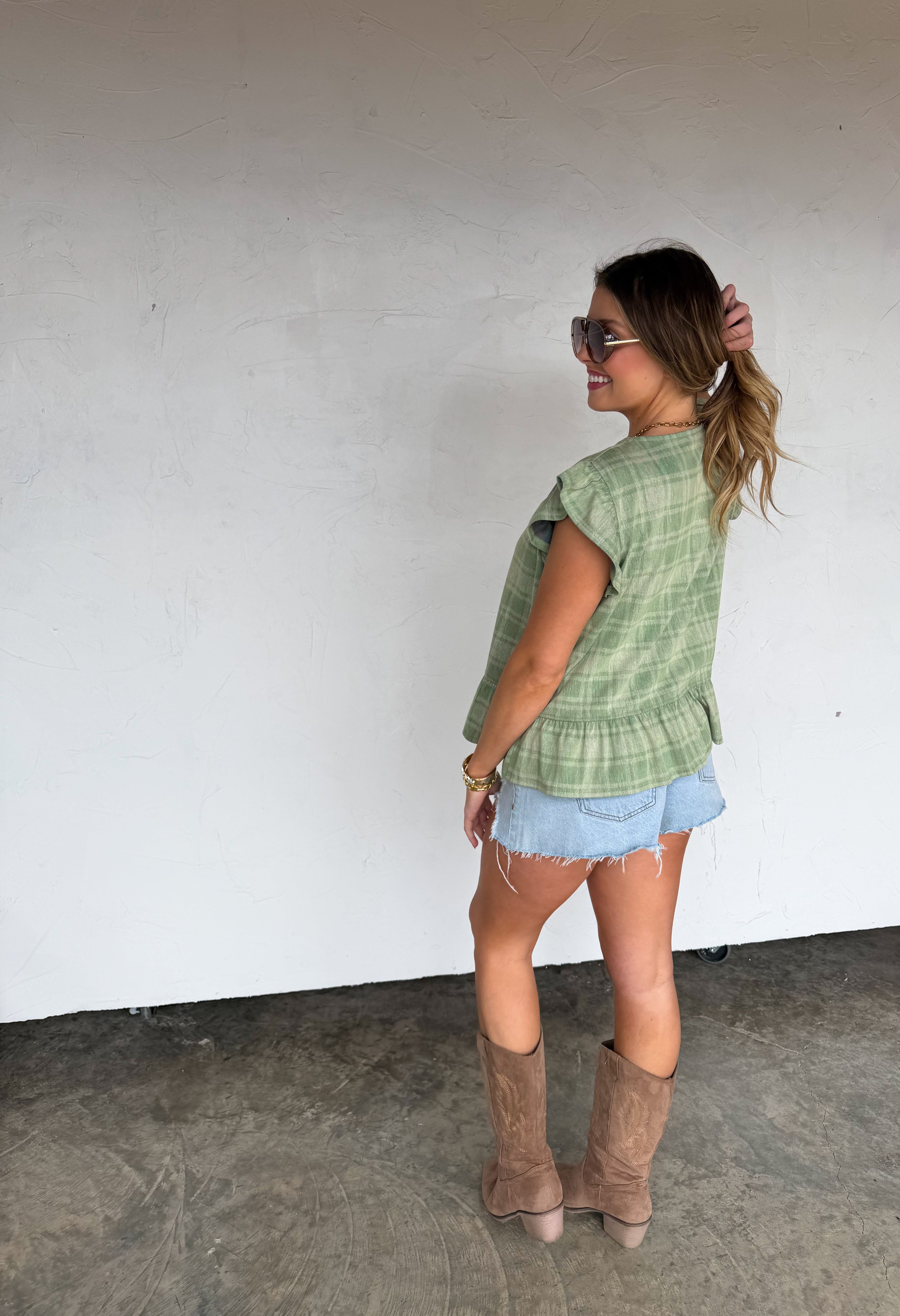 PREORDER- GARDEN GIRL DENIM VEST - BFF Here