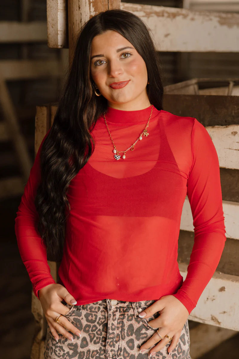 Meshed Out / Red by Sterling Kreek - BFF Here