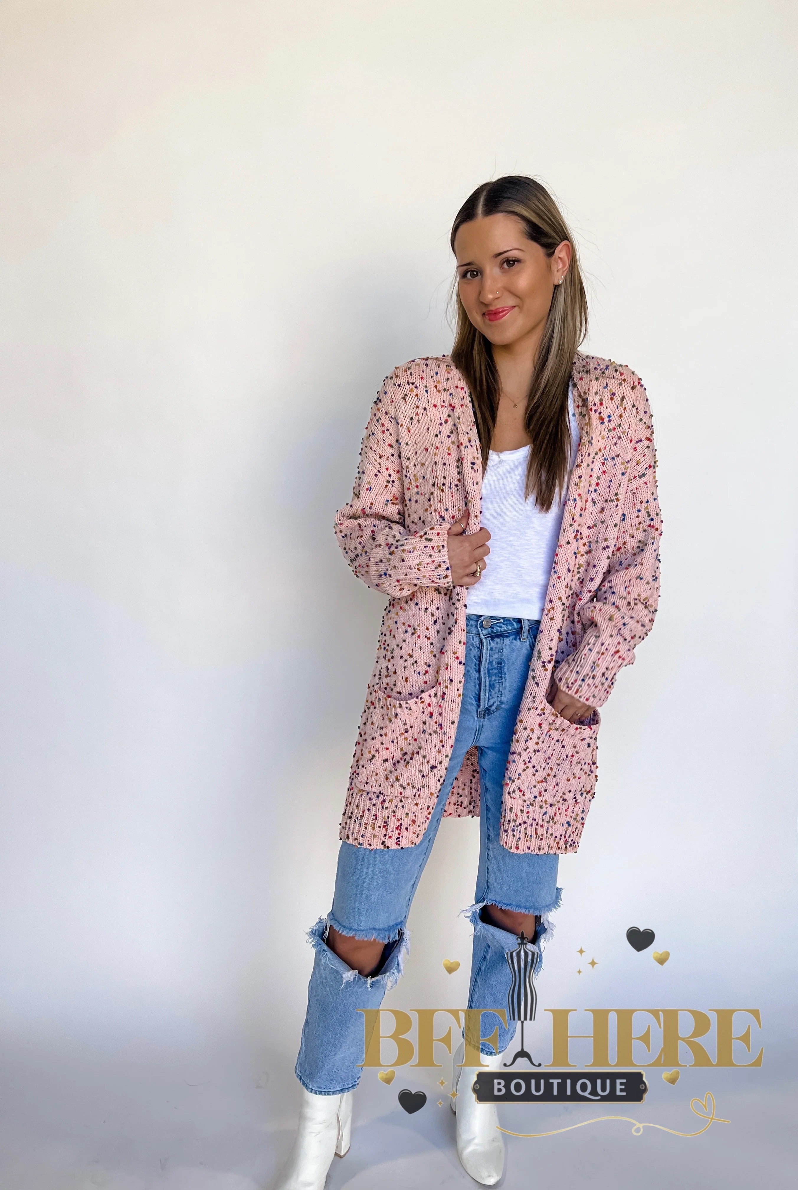 Spring Miley Dot Cardigan by Blakeley - BFF Here