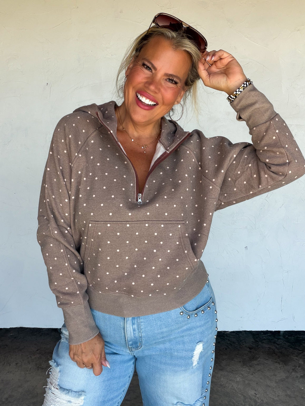 PREORDER: Polka & Stripe Easy Does It Pullover by Blakeley (ETA: November)