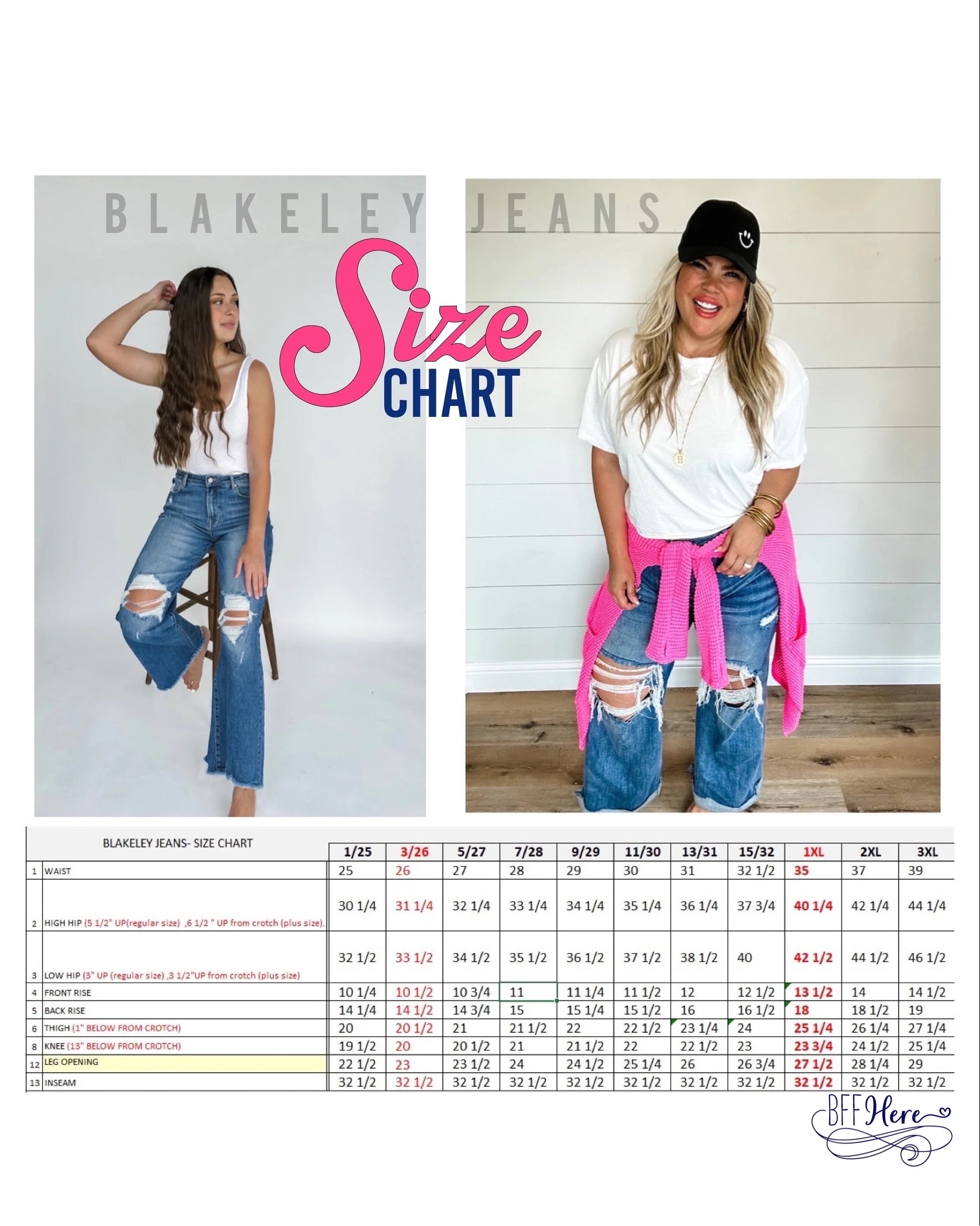 PREORDER: Lightwash Distressed Jeans by Blakeley (Ships Middle of December) - BFF Here