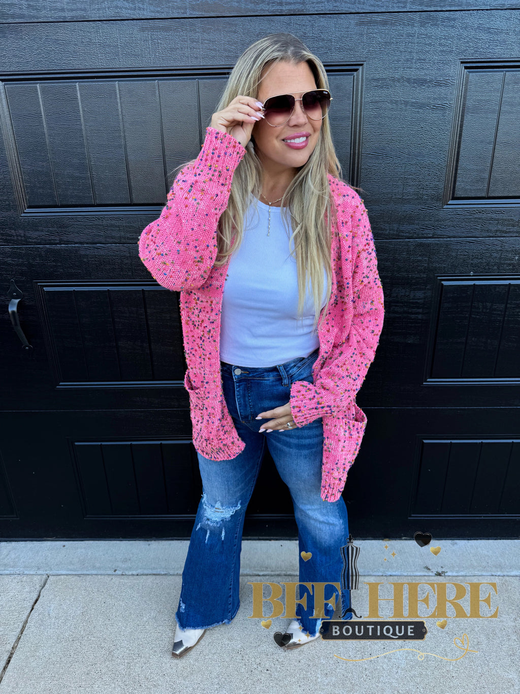 Spring Miley Dot Cardigan by Blakeley - BFF Here