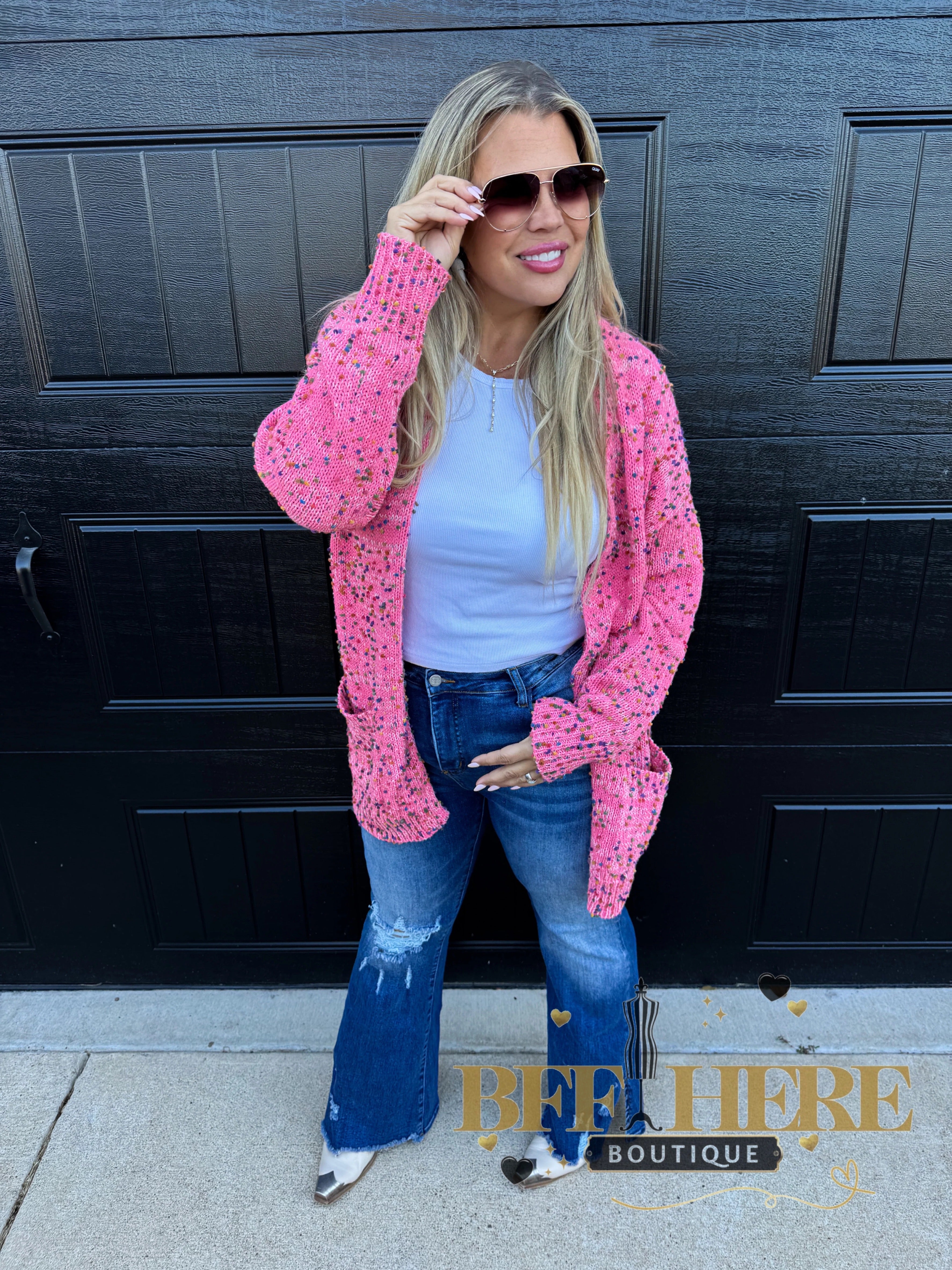 Spring Miley Dot Cardigan by Blakeley - BFF Here