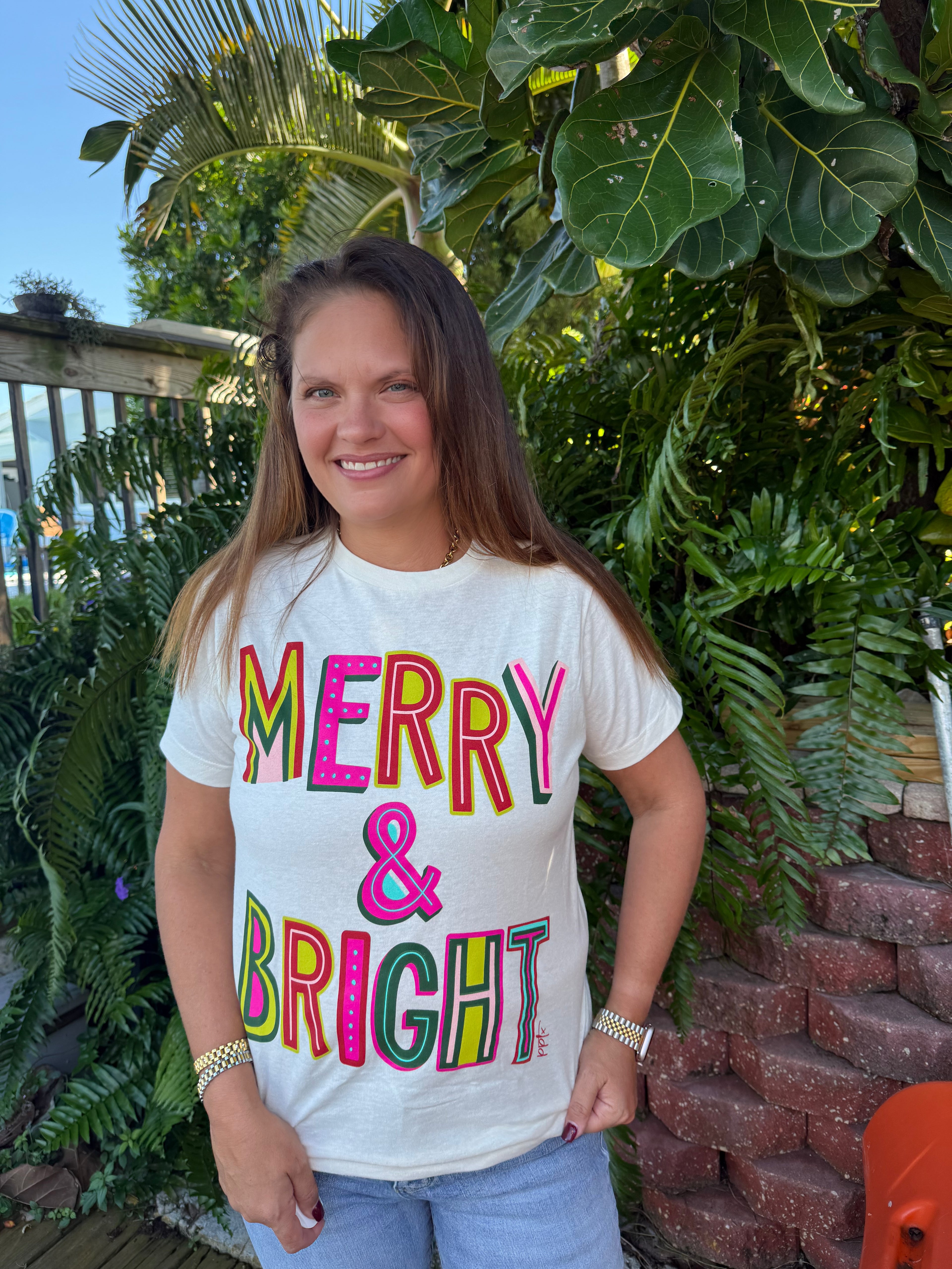 Merry and Bright Whimsy Tee - BFF Here