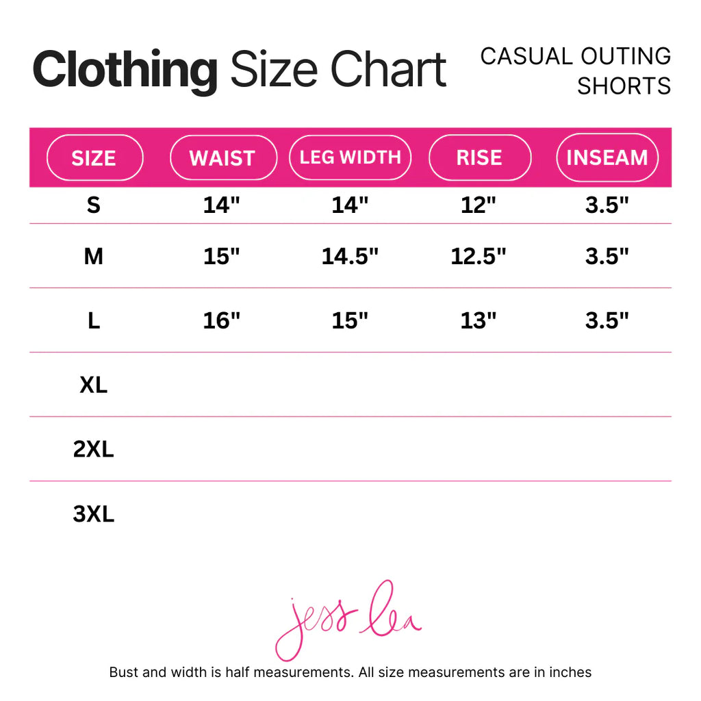Casual Outing Shorts by Jess Lea - BFF Here