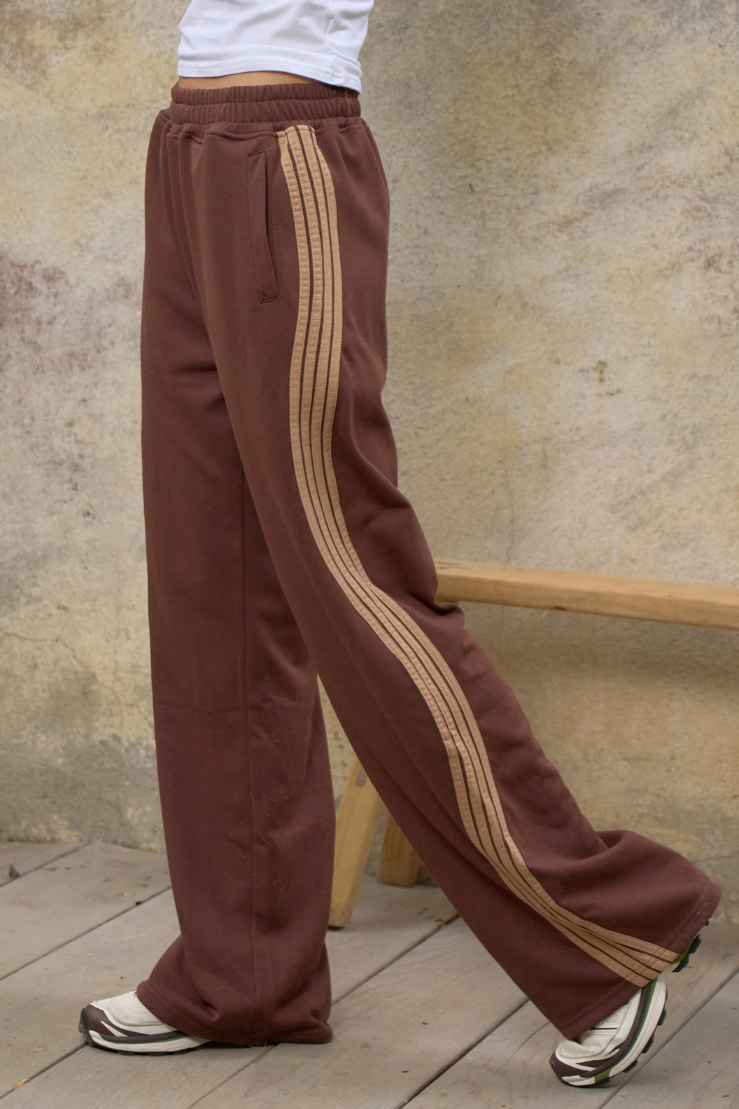Groovy Stripe Sweatpants by Jade by Jane (Ships 2-3 weeks) - BFF Here