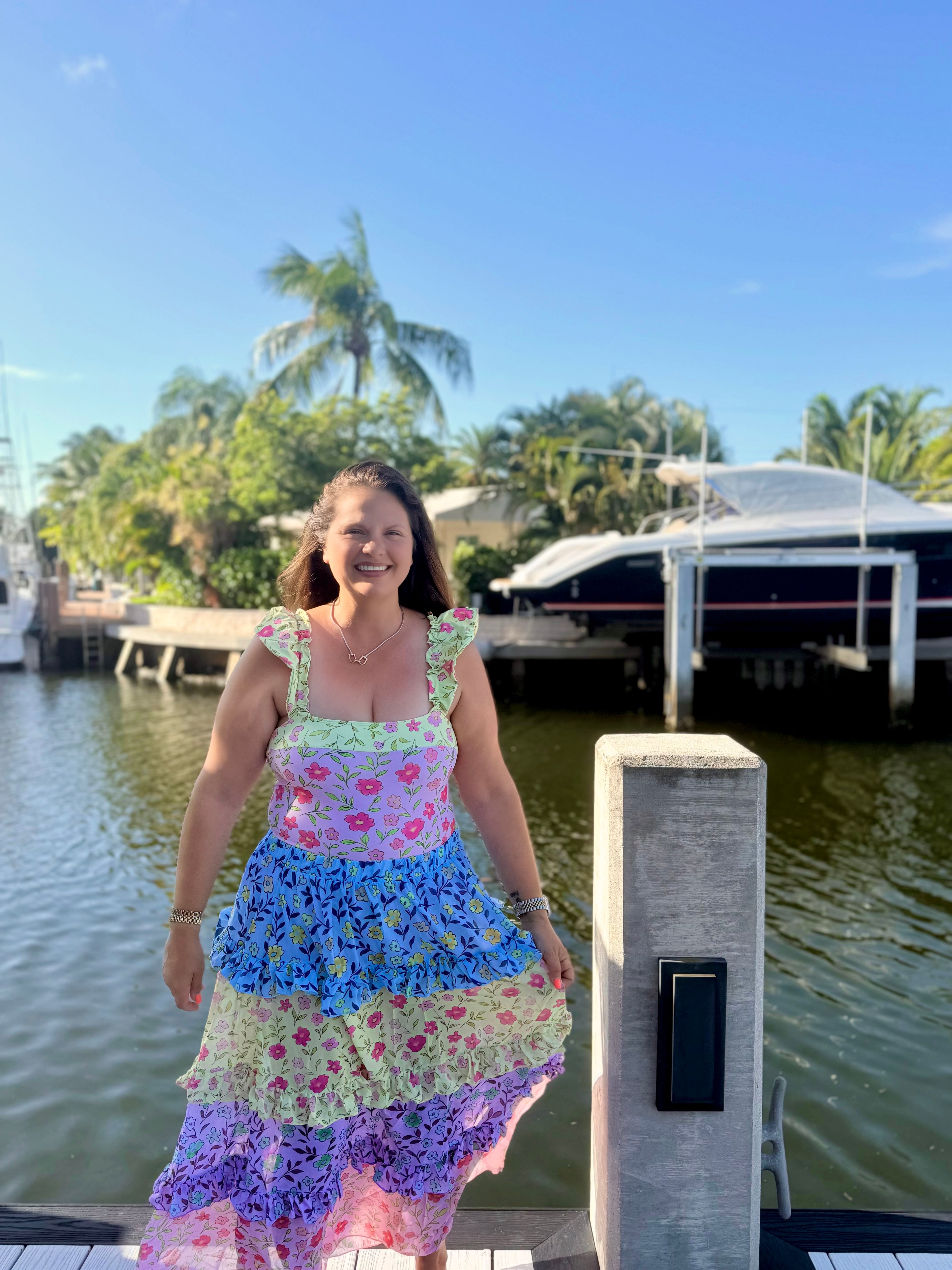 Floral Rainbow Swim Set by Blakeley - BFF Here