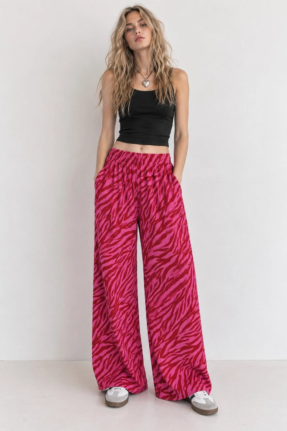 PREORDER: Zebra Print Wide Leg Pants by Jade by Jane (ETA: November)
