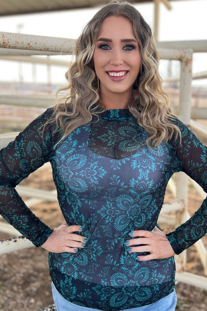 Bring You Closer Mesh Top by Sterling Kreek - BFF Here