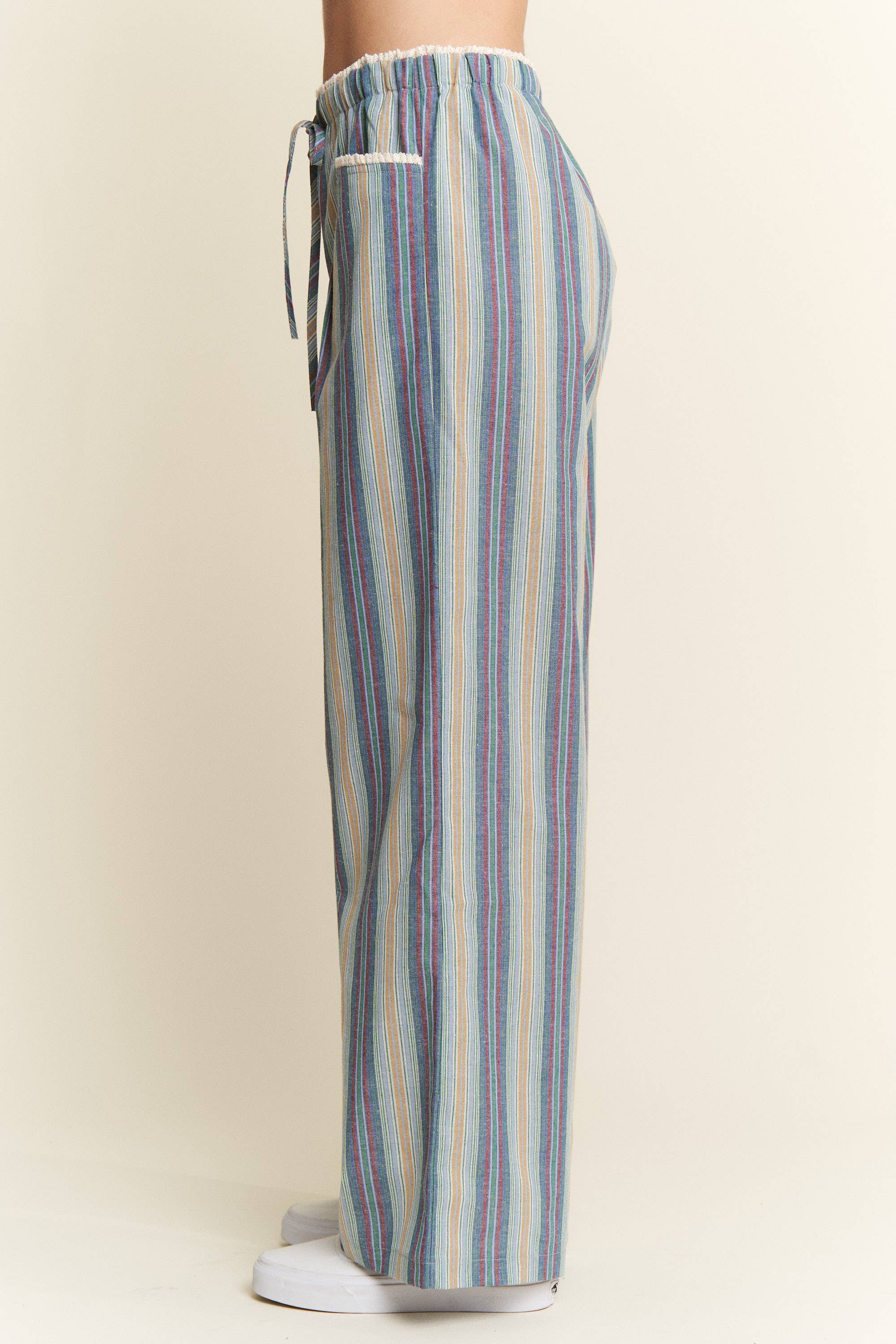 PREORDER: Eclectic Stripe Linen Pants by Jade by Jane (ETA: Beginning of October) - BFF Here