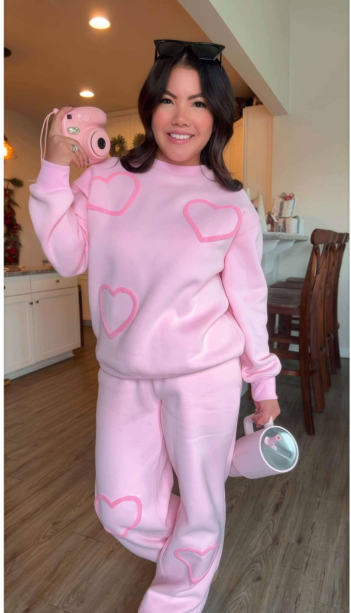 Haley Ultra Soft Heart Jogger Set - BFF Here