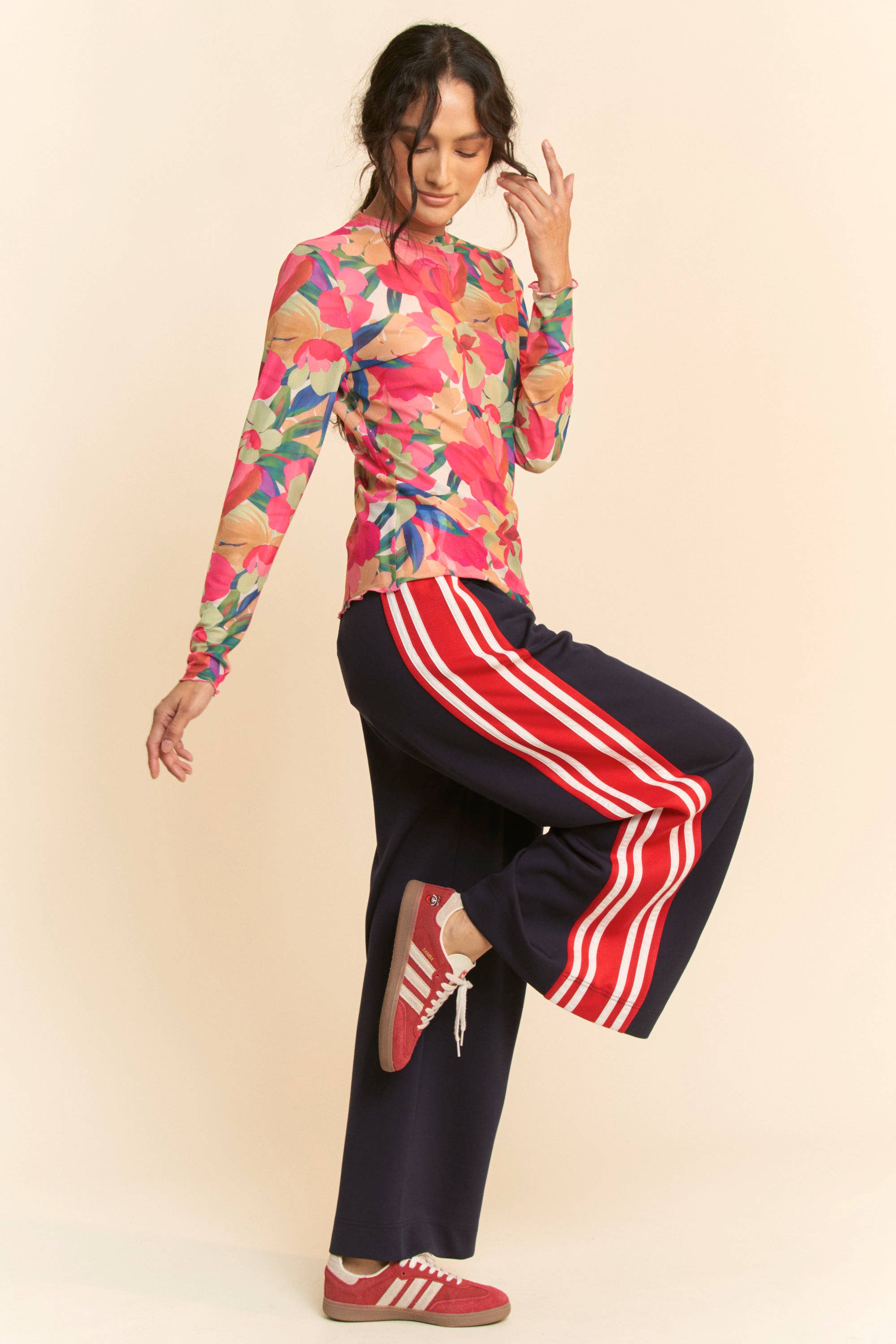 Bloom Burst Mesh Top / Choice of Color - BFF Here