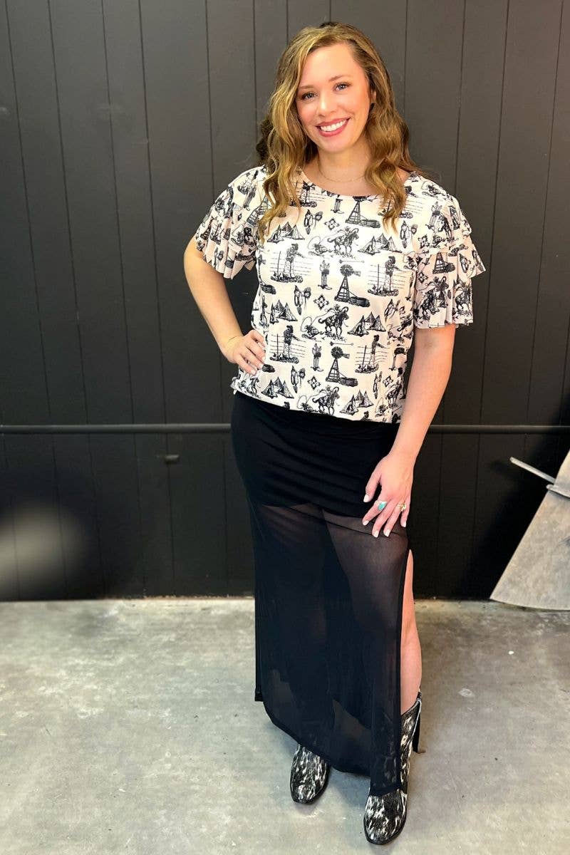 High Road Slit Skirt by Sterling Kreek - BFF Here