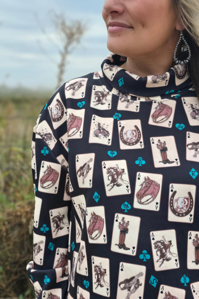 Luck Of The Brand Mock Neck by Sterling Kreek - BFF Here