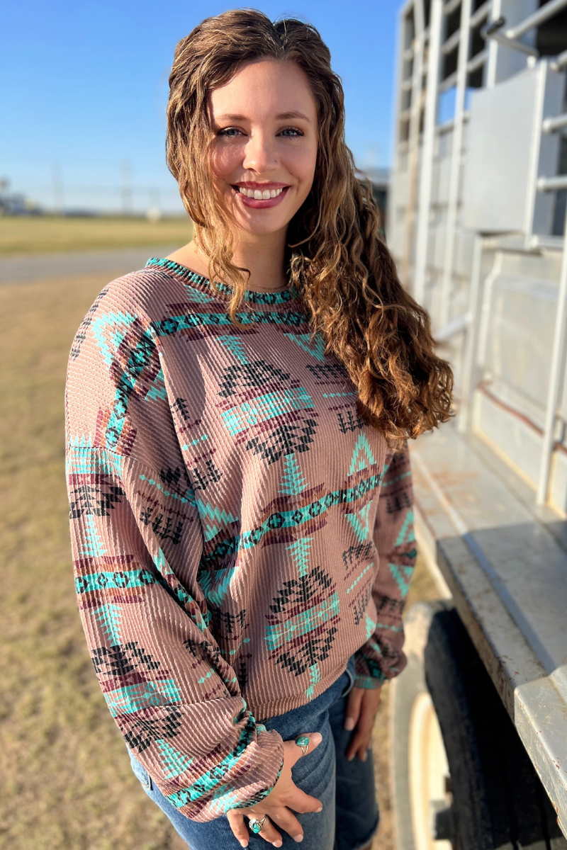 Colorado Sunset Sweater by Sterling Kreek - BFF Here