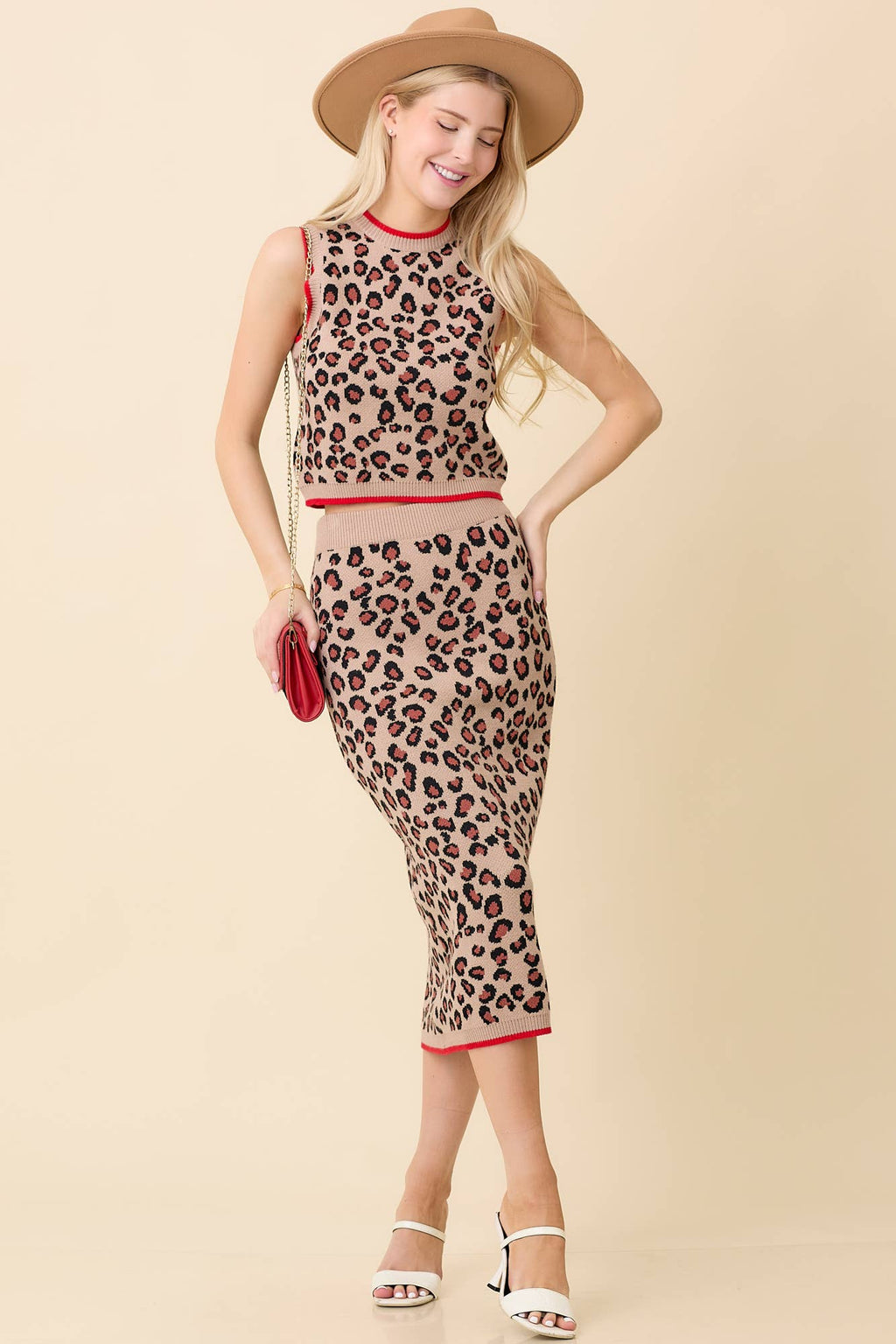Wild Style Knit Midi Skirt - BFF Here