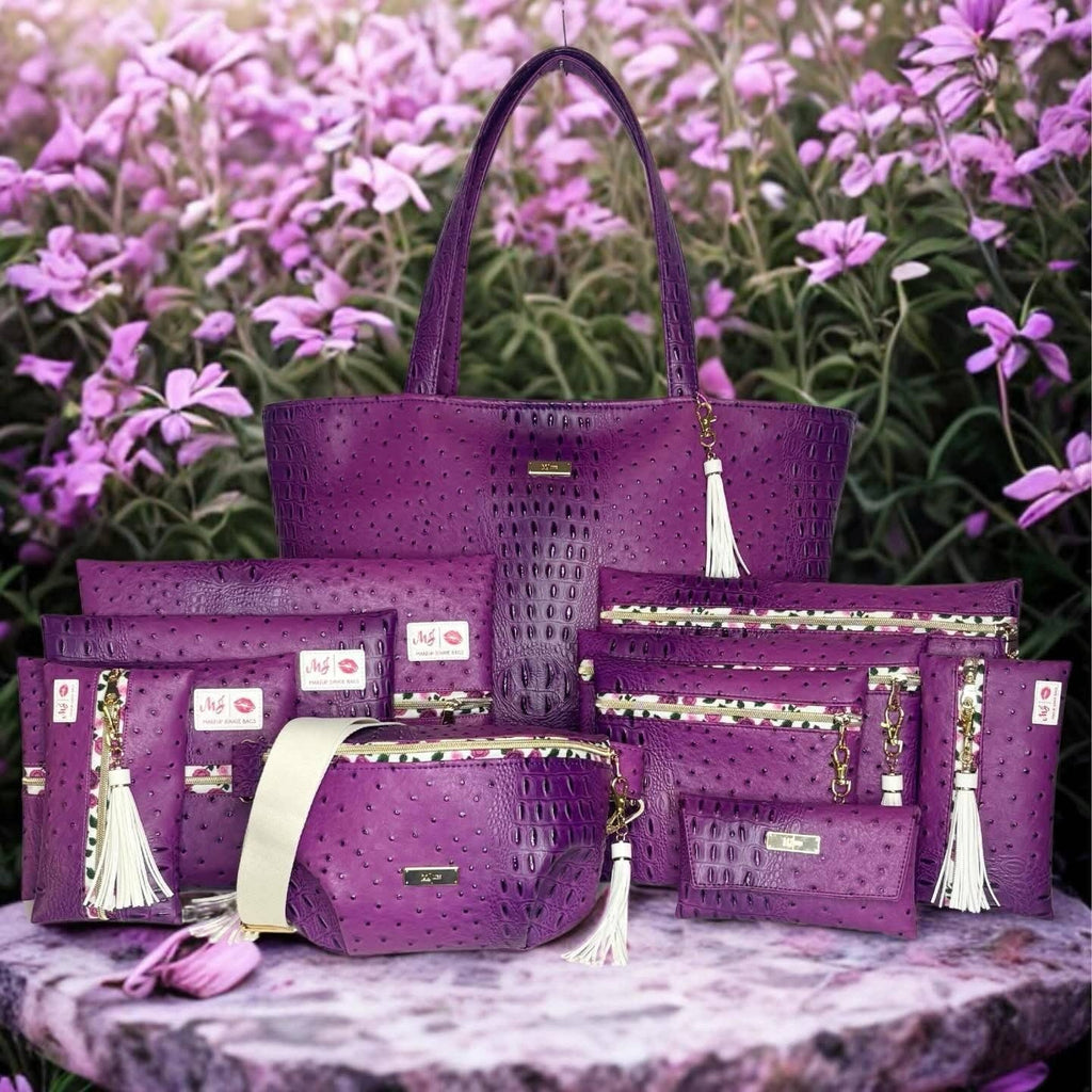 The Wisteria Collection by Makeup Junkie Bags (Ships in 2-3 weeks) - BFF Here