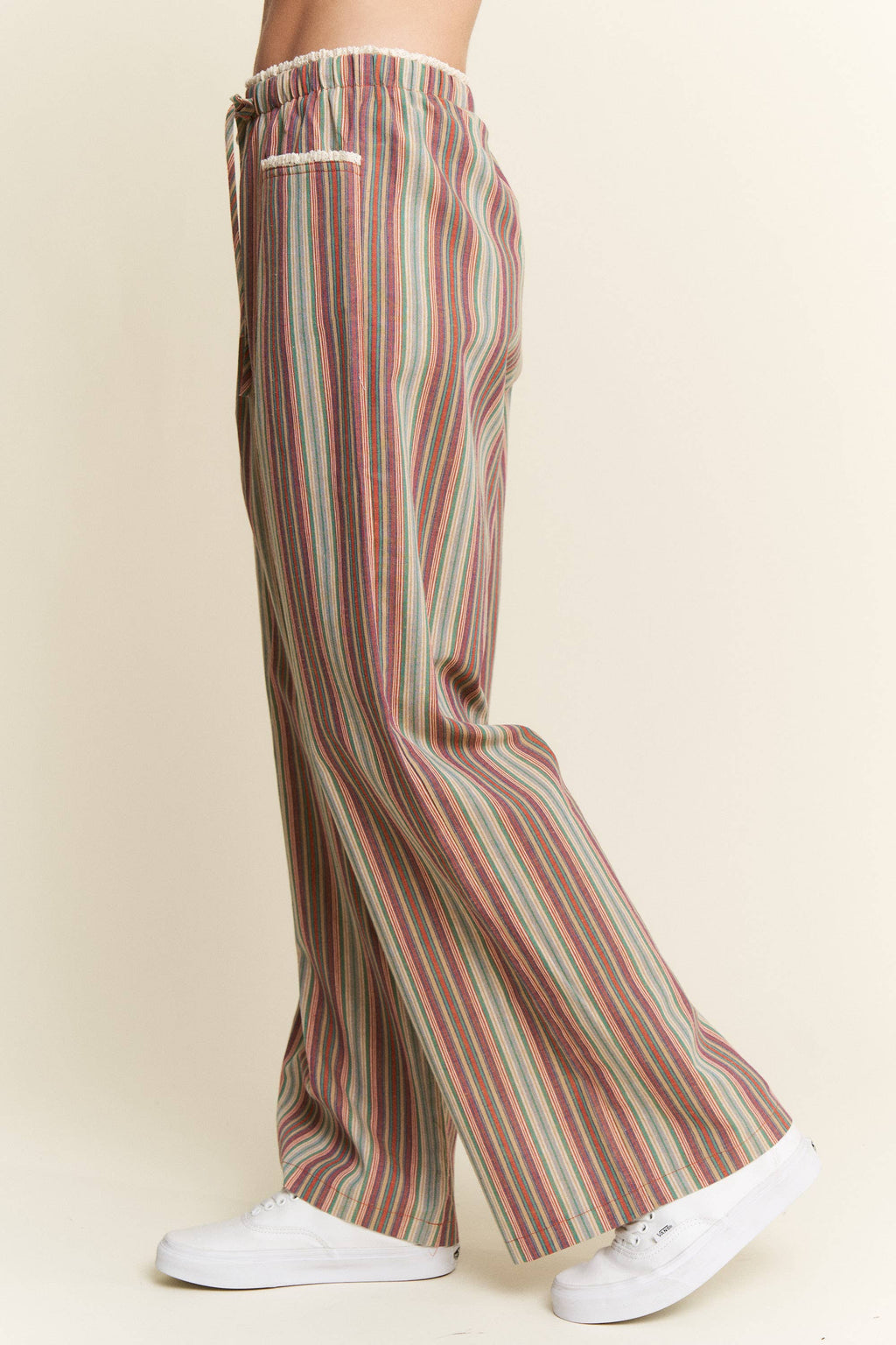 PREORDER: Eclectic Stripe Linen Pants by Jade by Jane (ETA: Beginning of October) - BFF Here