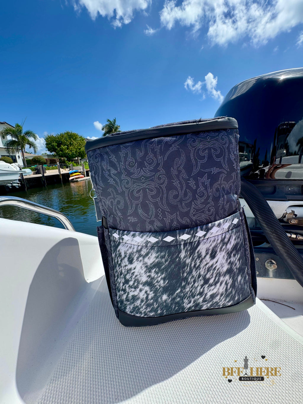 Meet Me At The Lake Backpack Cooler by Sterling Kreek - BFF Here