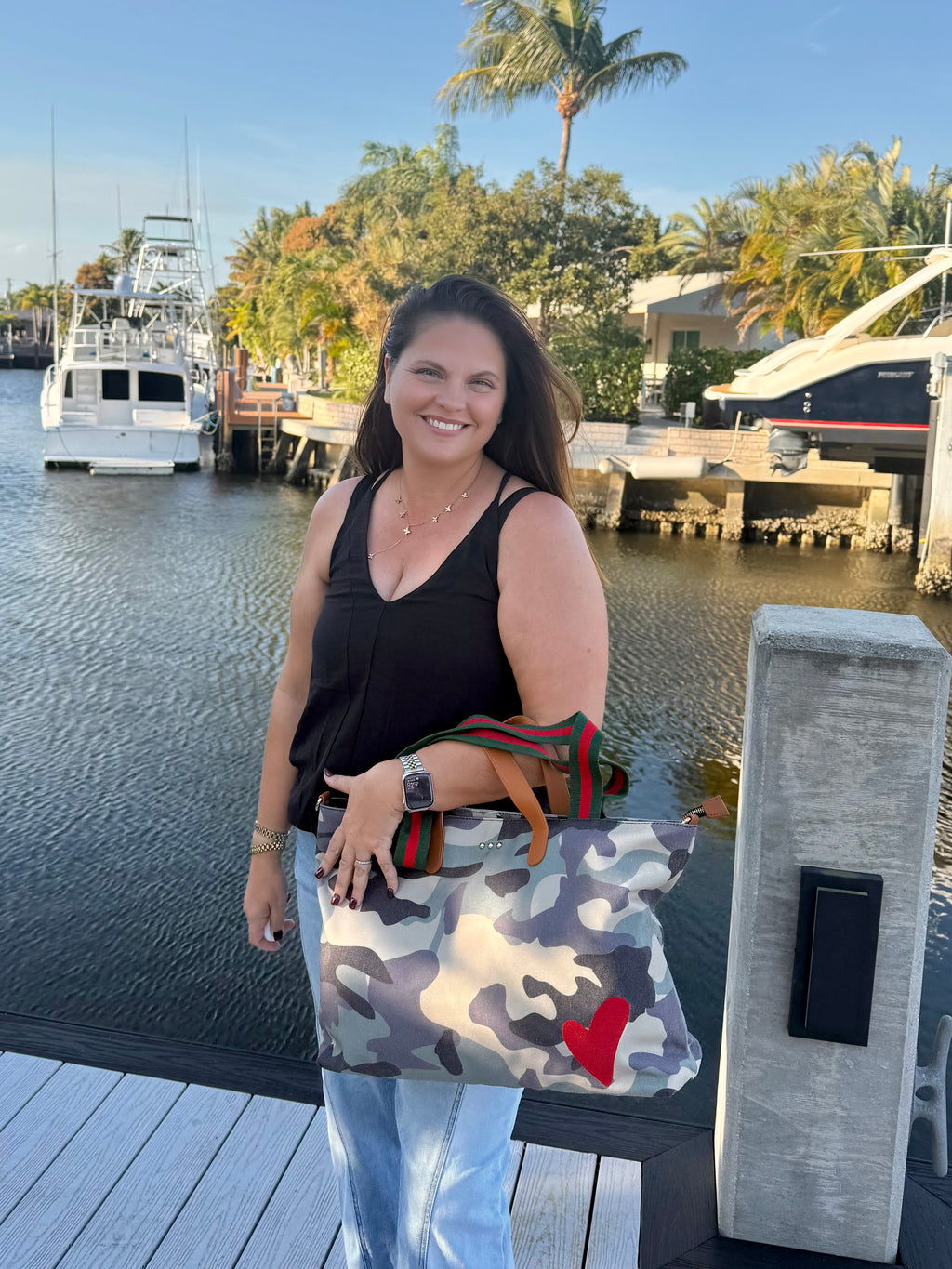 Chelsie Canvas Tote by Pretty Simple - BFF Here
