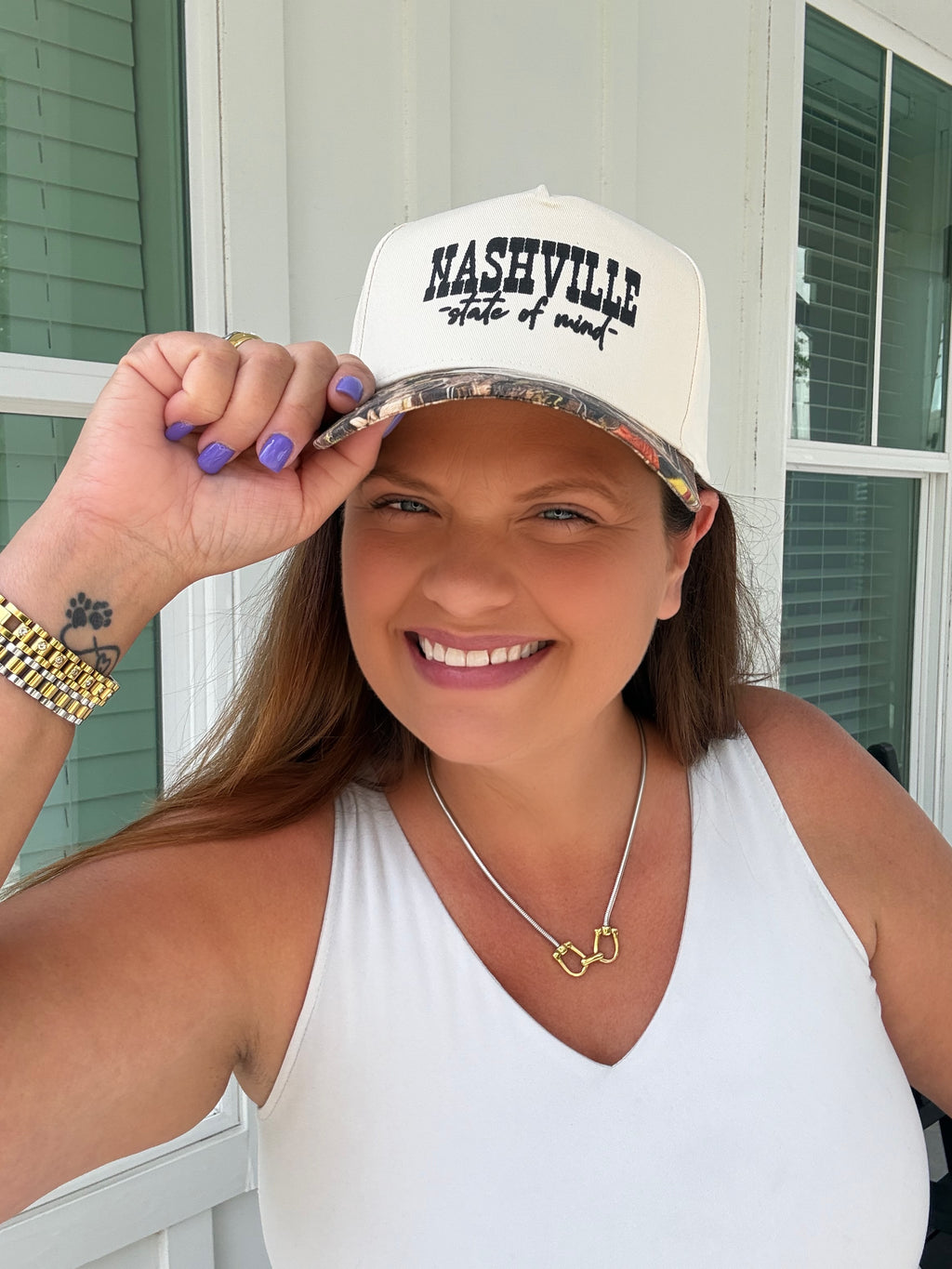 Nashville Khaki / Real Camo Canvas Trucker by Southern Bliss (ARRAY) — Ships 2-3 weeks - BFF Here
