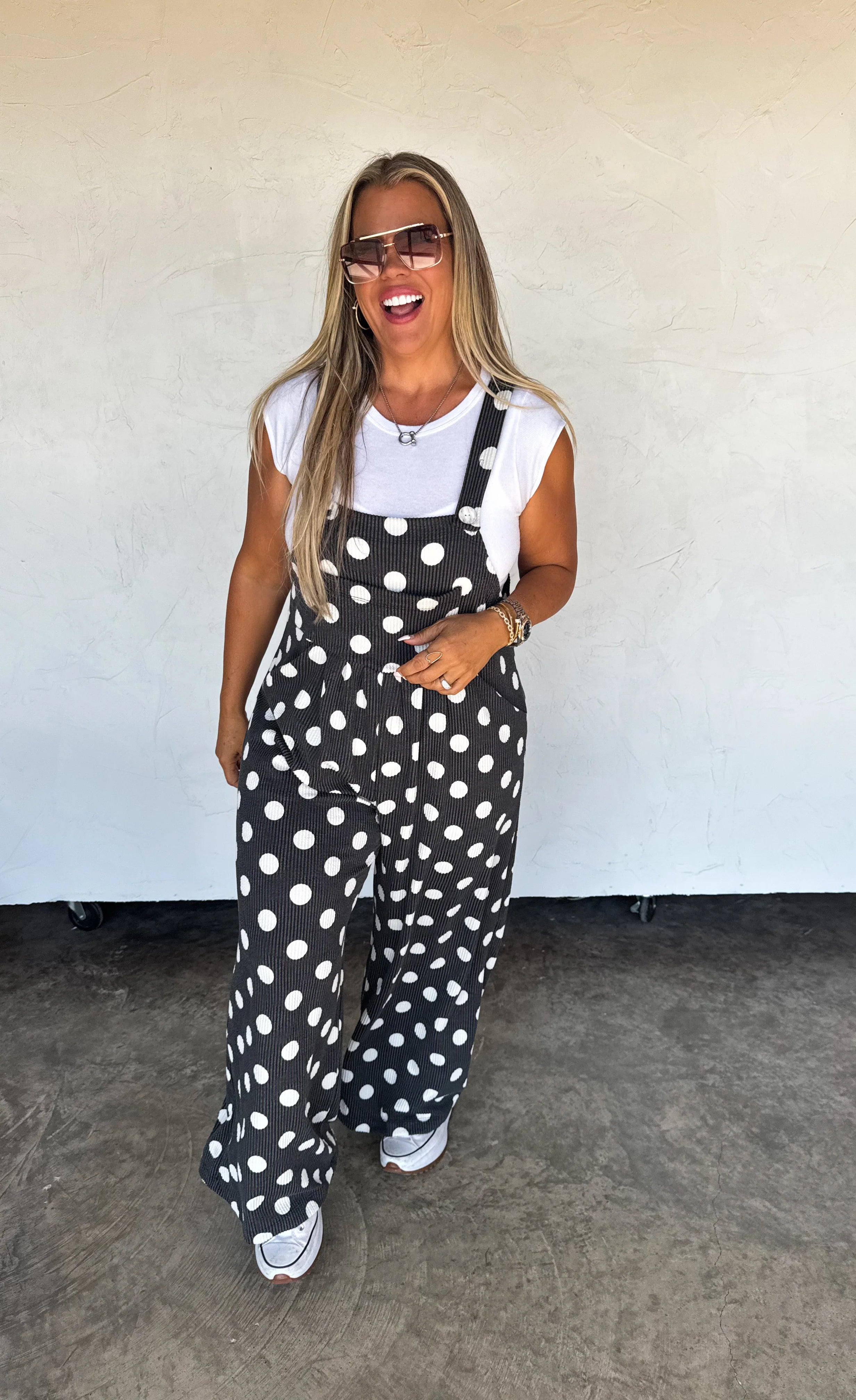 PREORDER: Polka Dot Karli Boho Overalls by Blakeley (ETA: Late November) - BFF Here