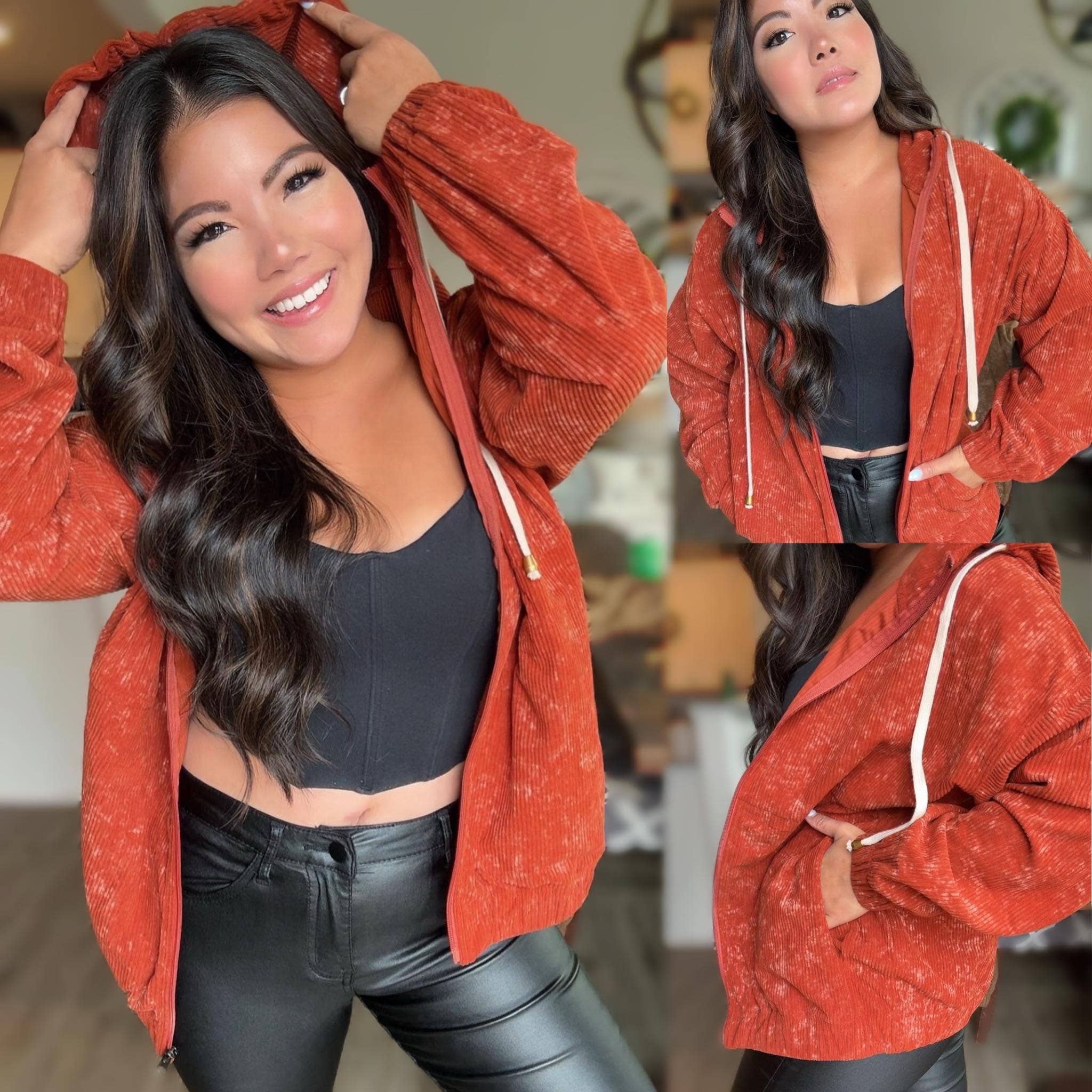 PREORDER: Charlotte Corduroy Acid Wash Hoodie by JadyK (Ships End of October) - BFF Here